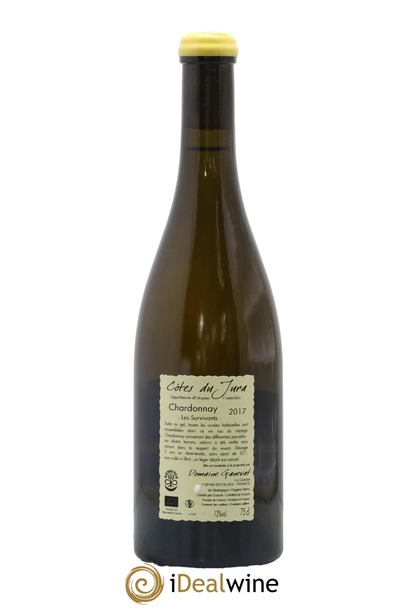 Côtes du Jura Les Survivants Jean-François Ganevat (Domaine) 2017 - Lot de 1 bouteille - 1