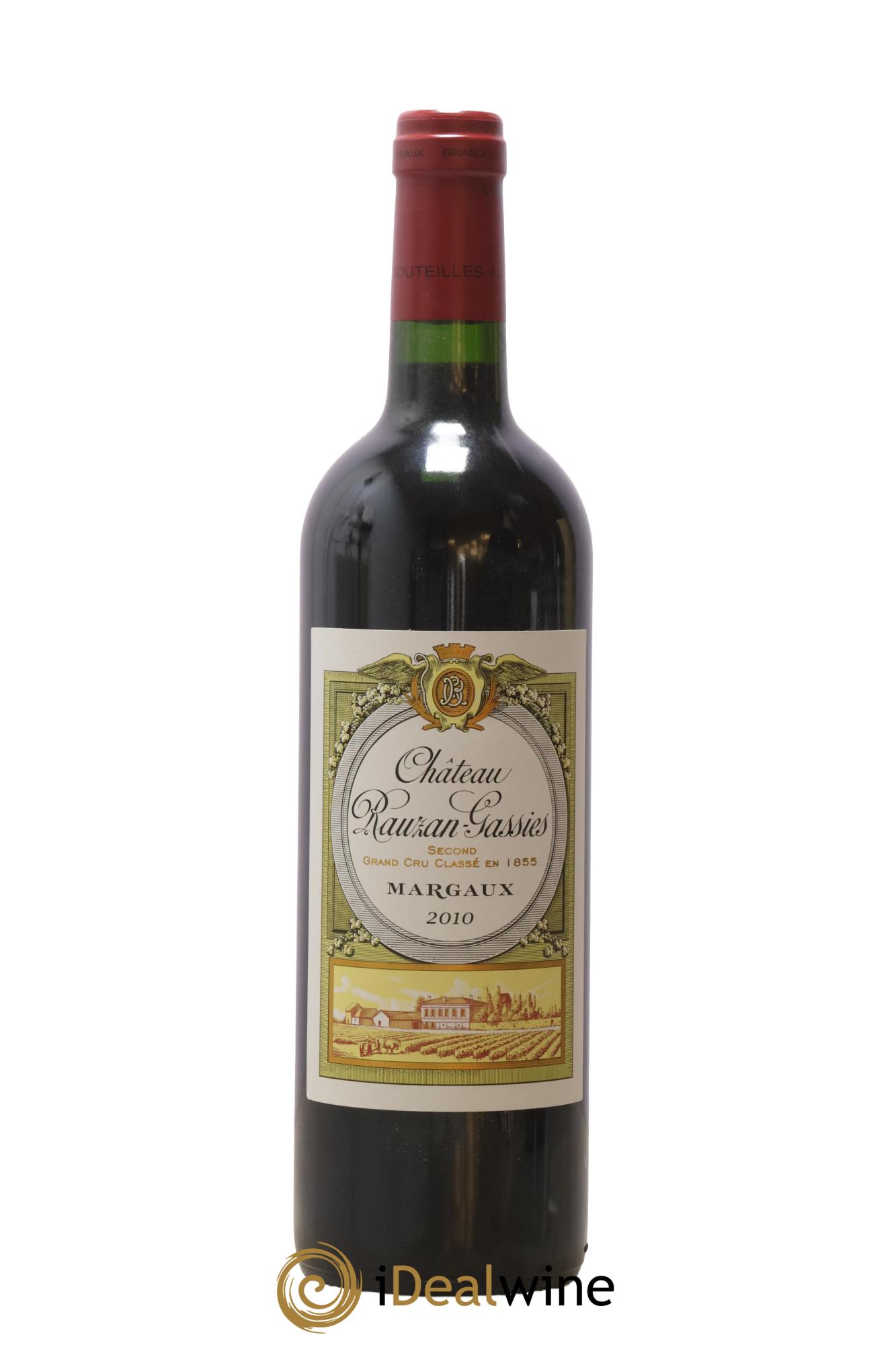 Château Rauzan-Gassies 2ème Grand Cru Classé 2010 - Lot de 1 bouteille - 0