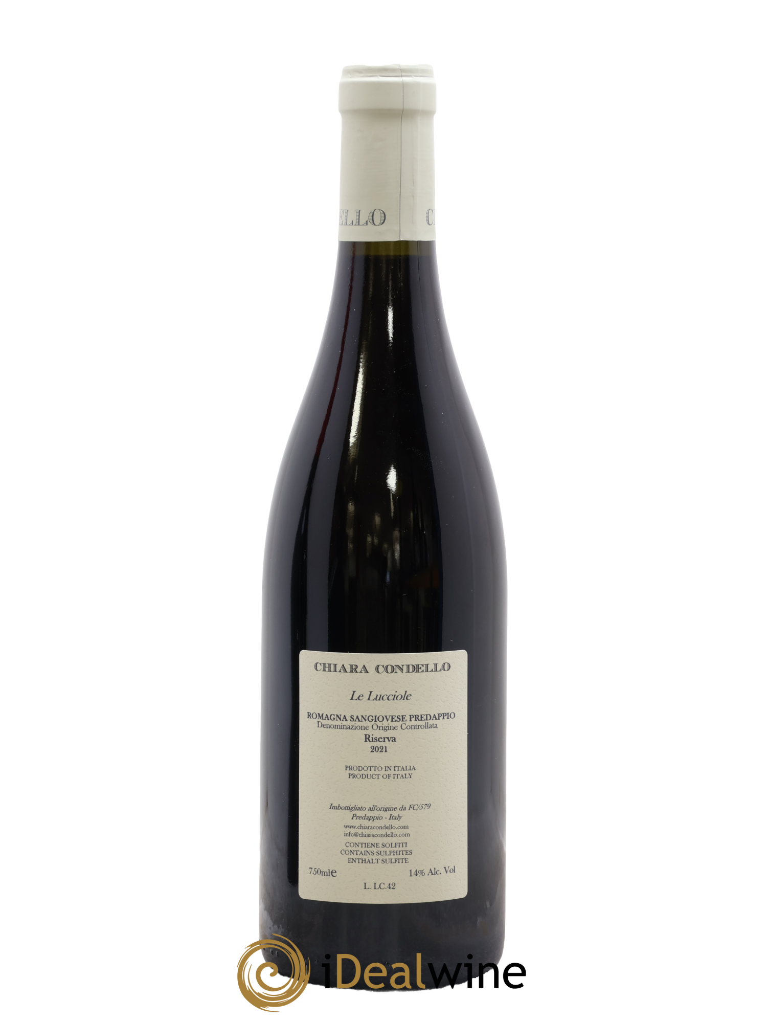 Sangiovese Di Romagna Predappio DOC Chiara Condello Le Lucciole Riserva 2021 - Lot of 1 bottle - 1