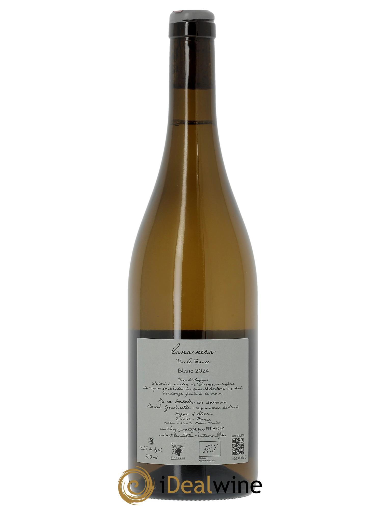 Vin de France Luna Nera Domaine Giudicelli (Muriel Giudicelli)  2024 - Lot of 1 bottle - 1