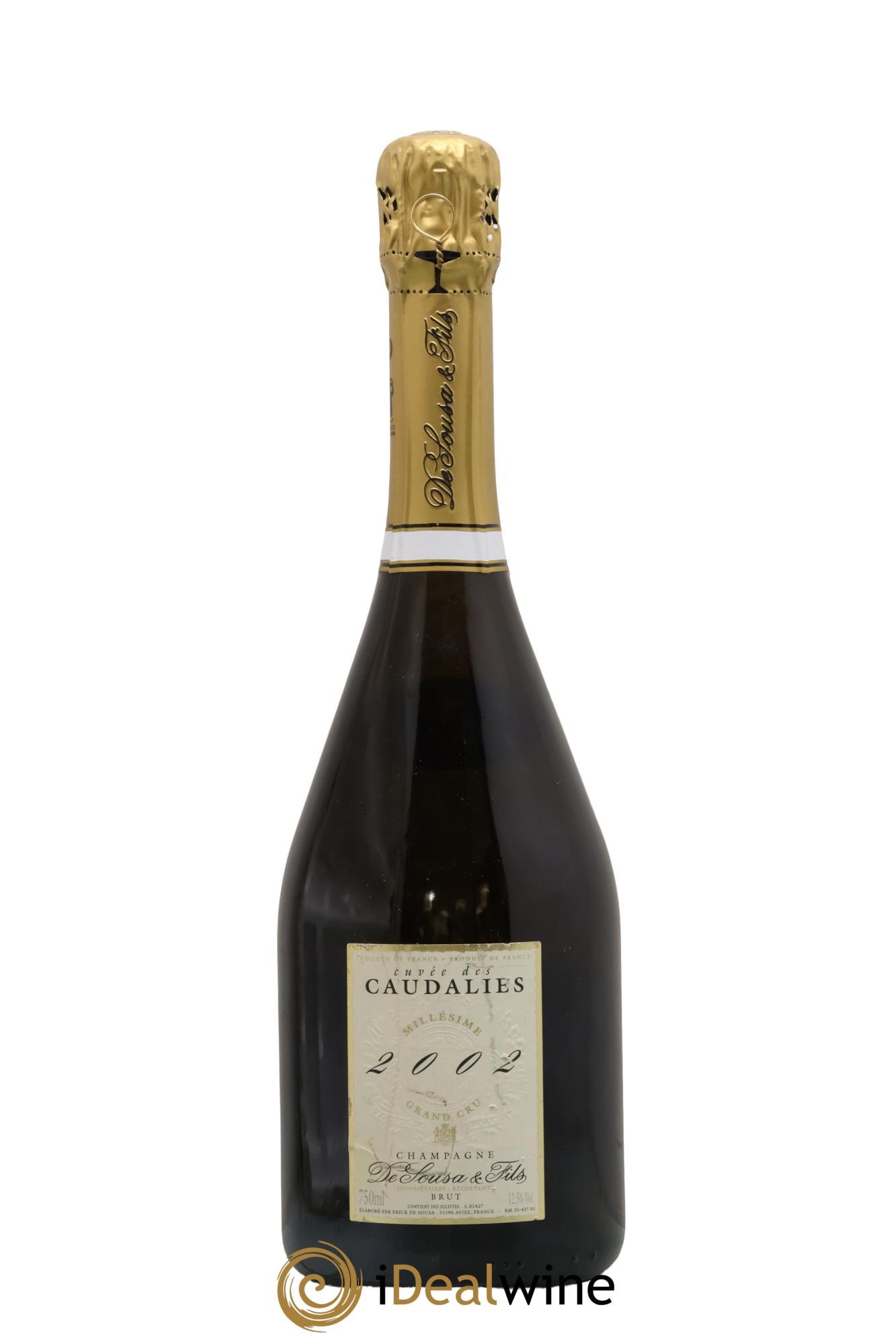 Cuvée des Caudalies Grand Cru Extra-Brut De Sousa 2002 - Lotto di 1 bottiglia - 0