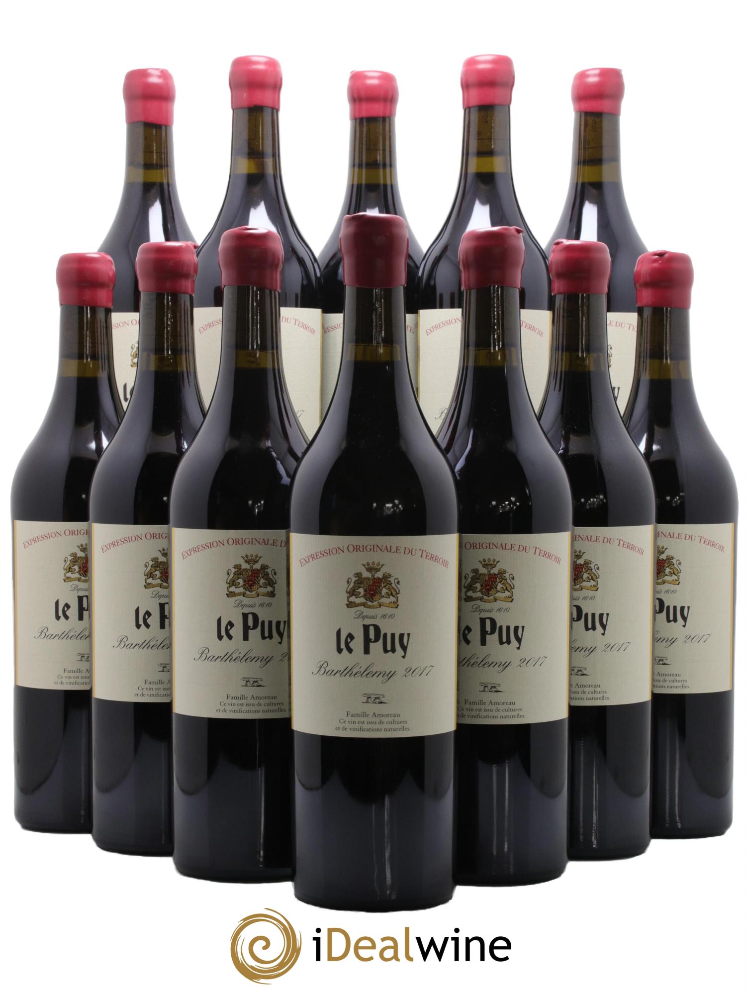 Le Puy - Cuvée Barthélemy 2017 - Lot de 12 bouteilles - 0