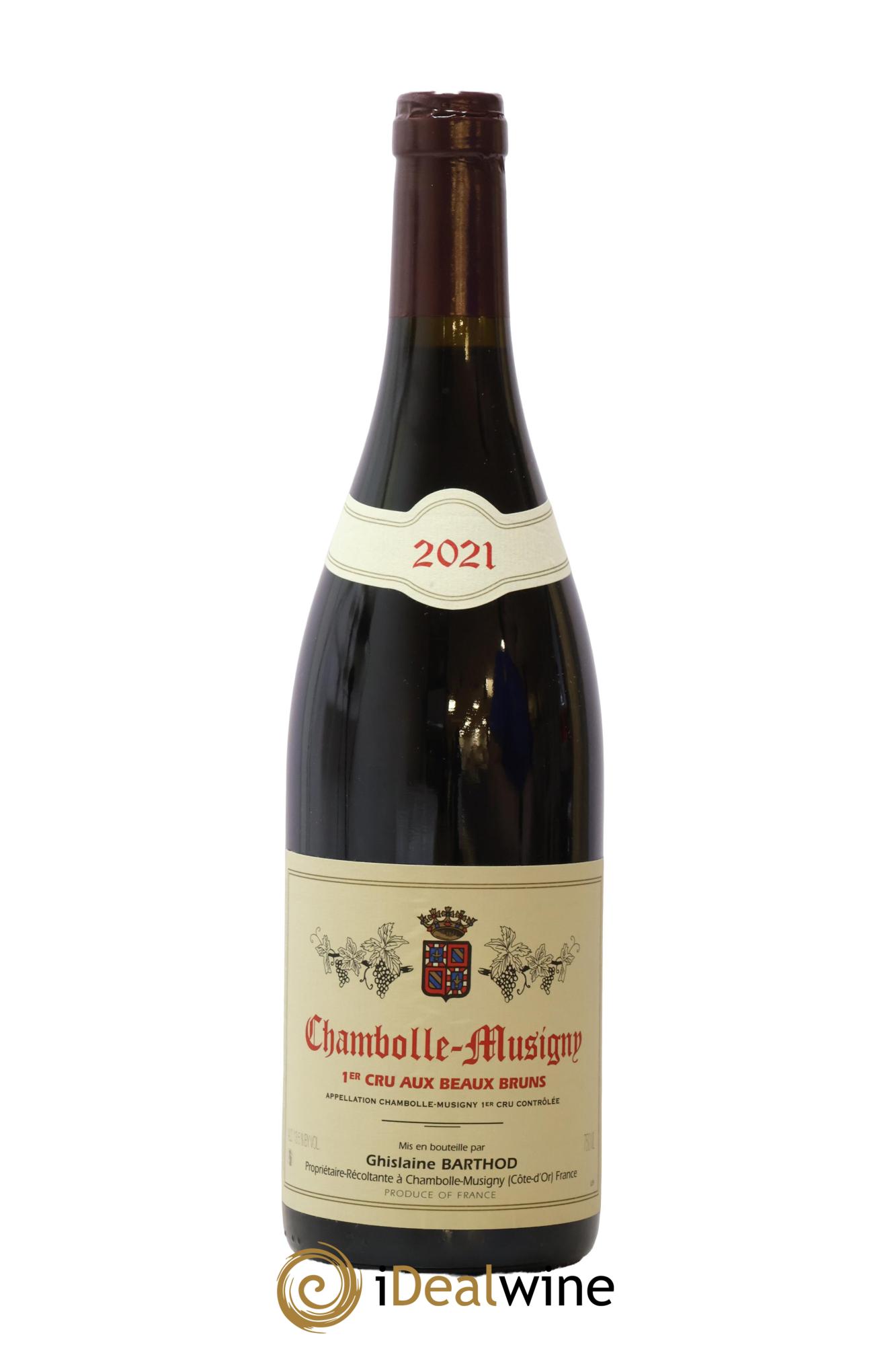 Chambolle-Musigny 1er Cru Aux Beaux Bruns Ghislaine Barthod 2021 - Lot de 1 bouteille - 0