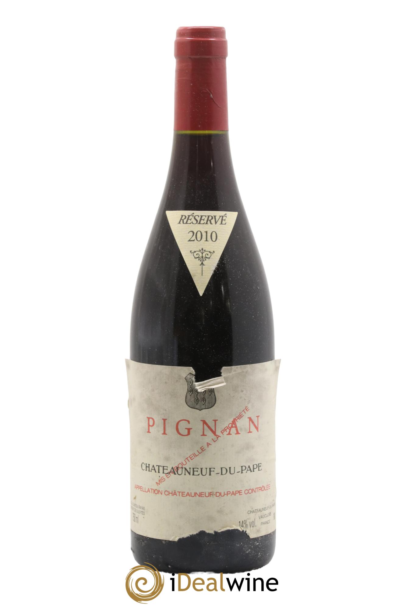 Châteauneuf-du-Pape Pignan Emmanuel Reynaud 2010 - Lot de 1 bouteille - 0