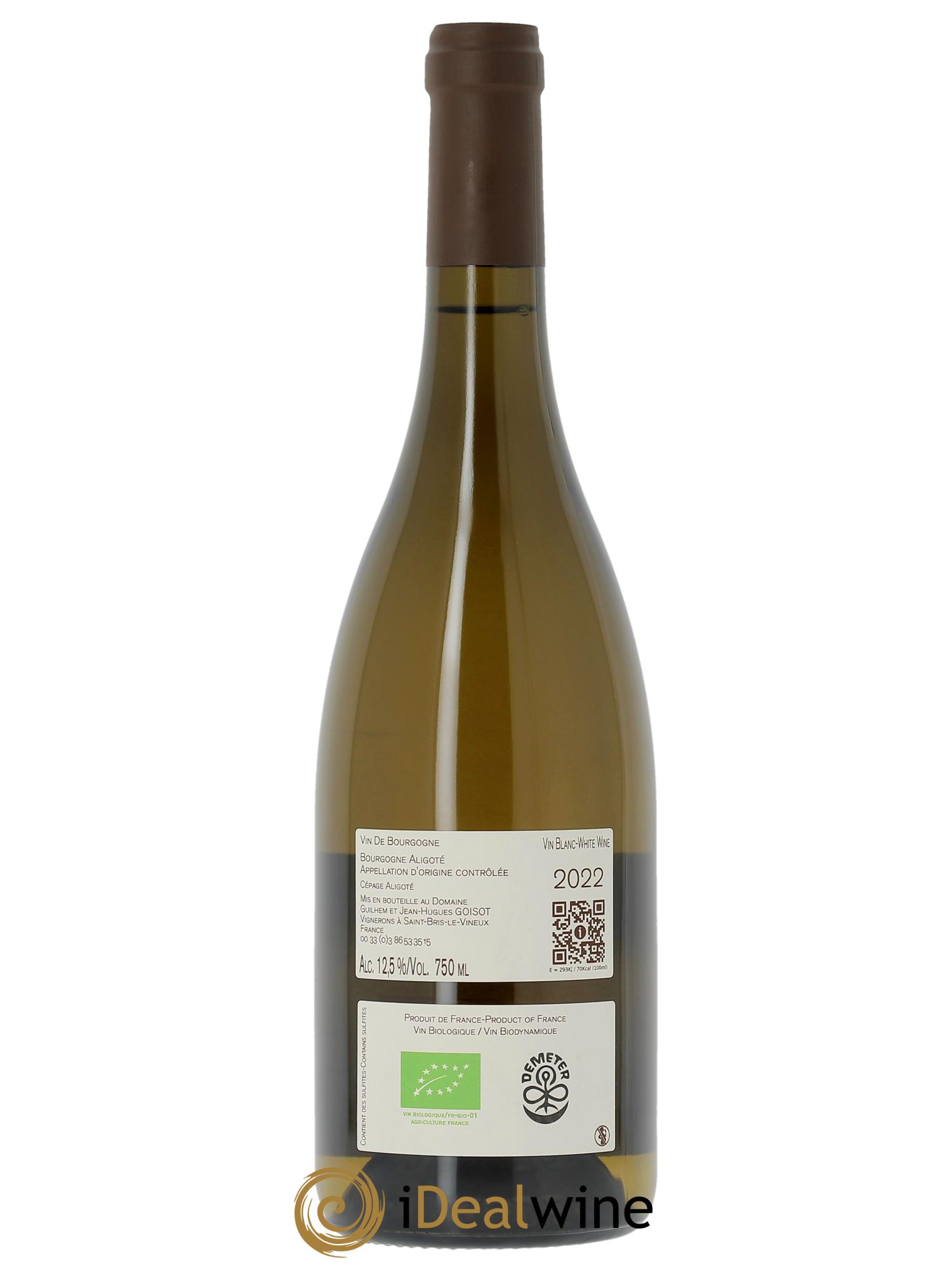 Bourgogne Aligoté Goisot  2022 - Posten von 1 Flasche - 1