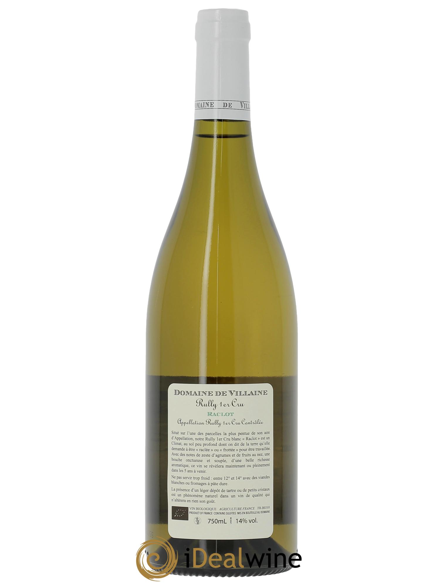 Rully 1er Cru Raclot Domaine de Villaine  2023 - Lot de 1 bouteille - 1