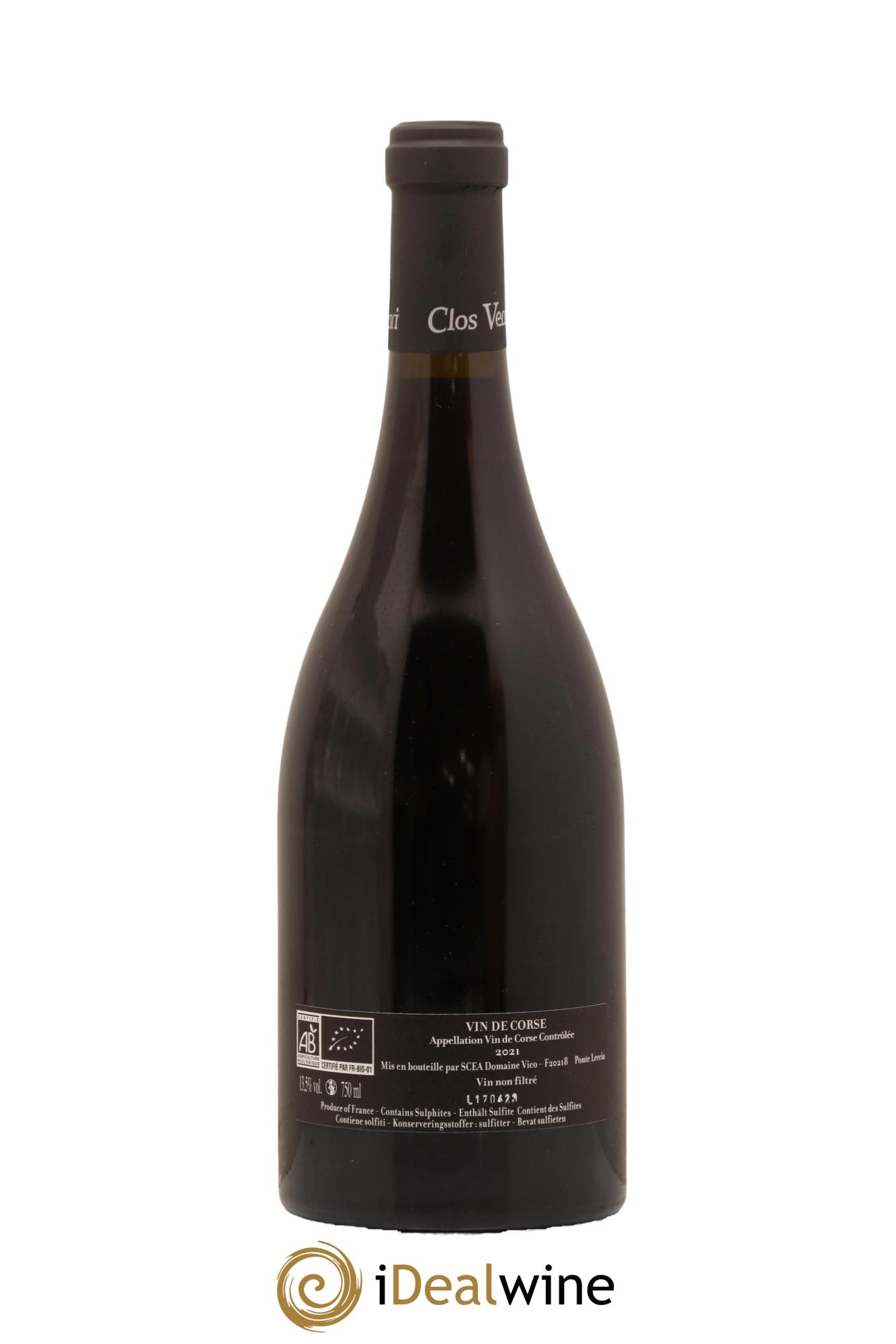 Vin de Corse Clos Venturi 2021 - Lot de 1 bouteille - 1