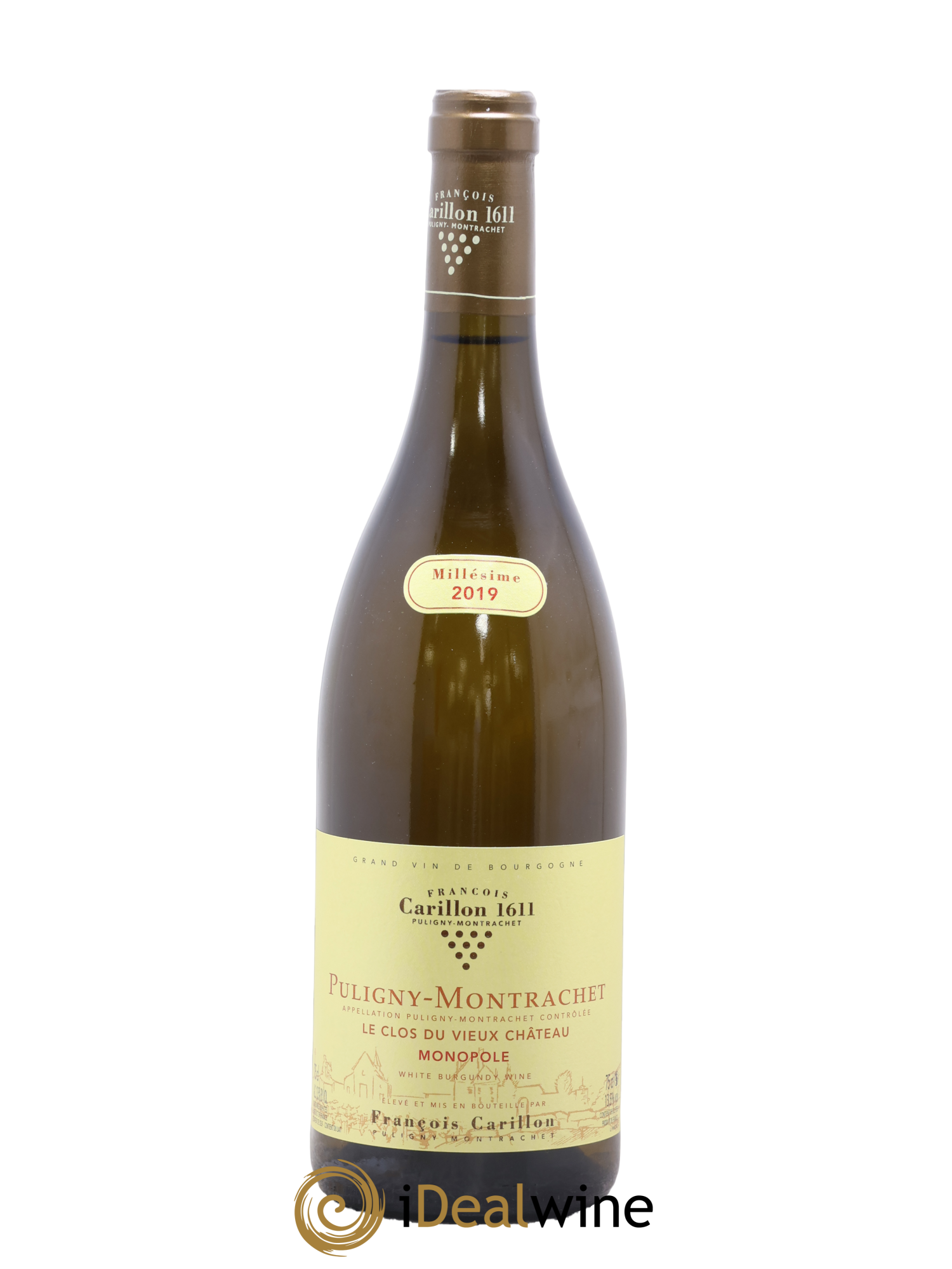 Puligny-Montrachet Le Clos du Vieux Château François Carillon 2019 - Posten von 1 Flasche - 0