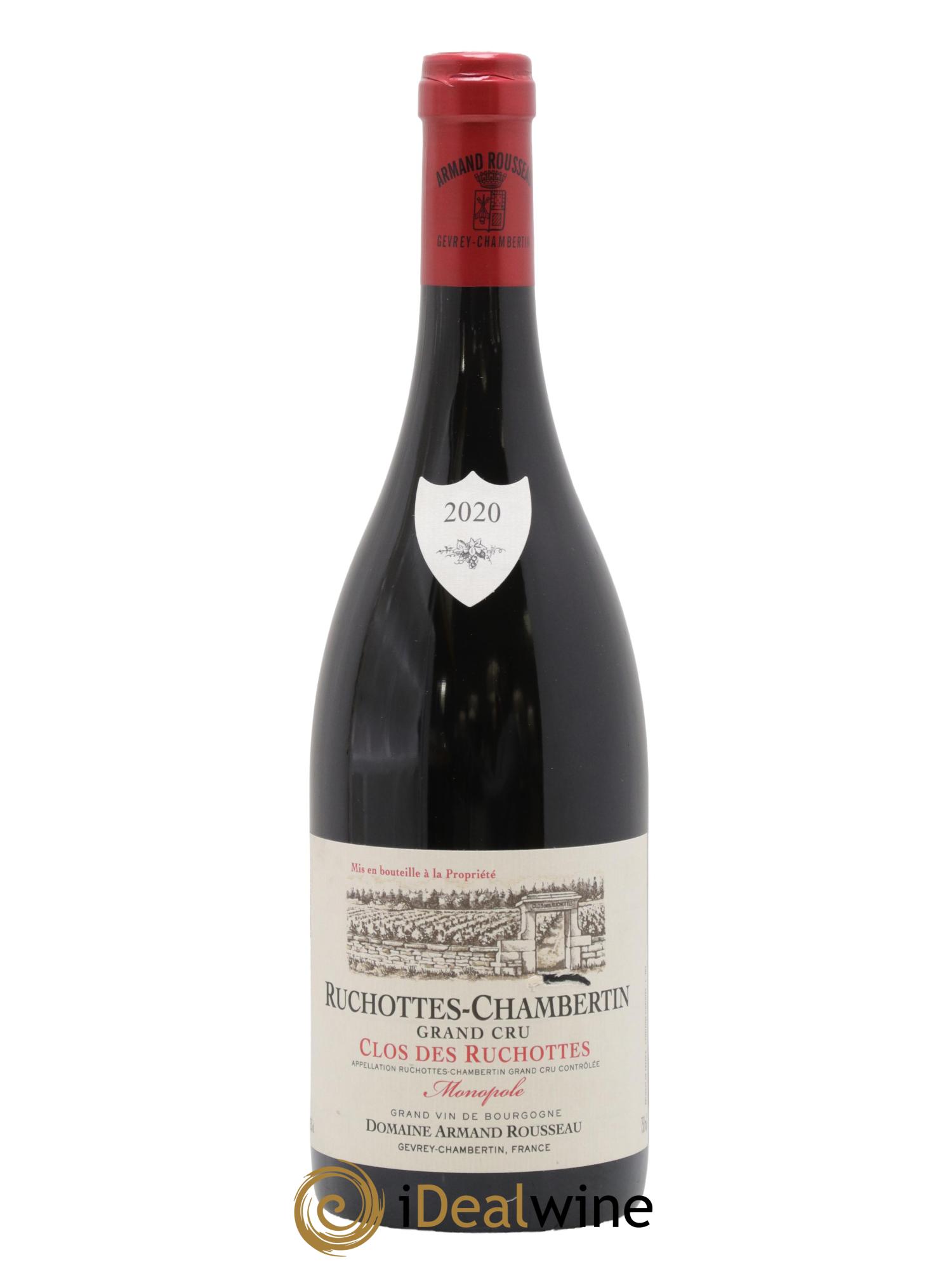 Ruchottes-Chambertin Grand Cru Clos des Ruchottes Armand Rousseau (Domaine) 2020 - Lot de 1 bouteille - 0