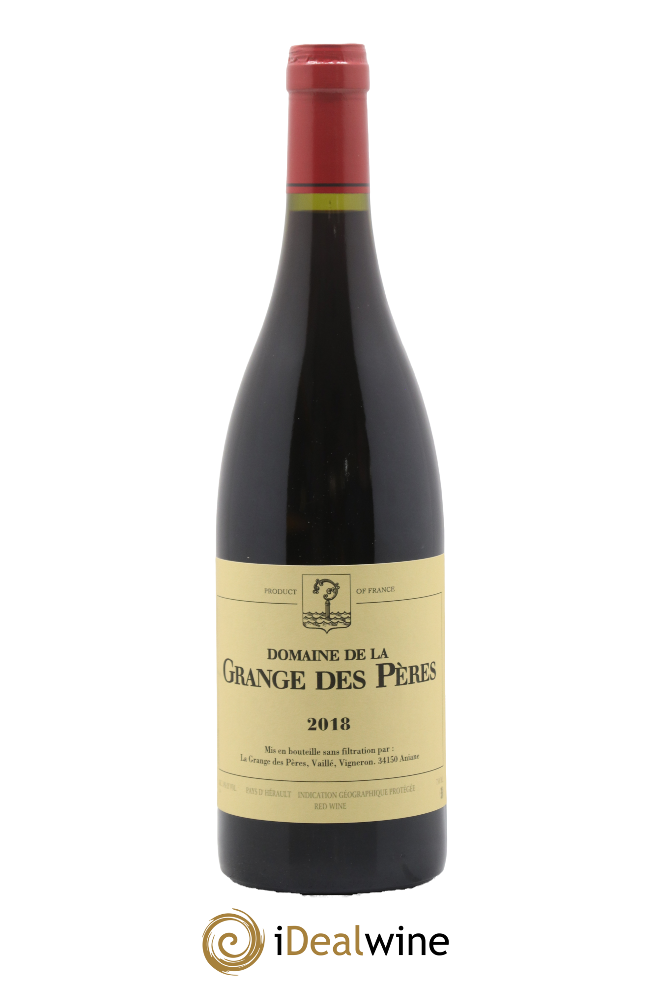 Pays d'Hérault Grange des Pères Laurent Vaillé 2018 - Lot de 1 bouteille - 0