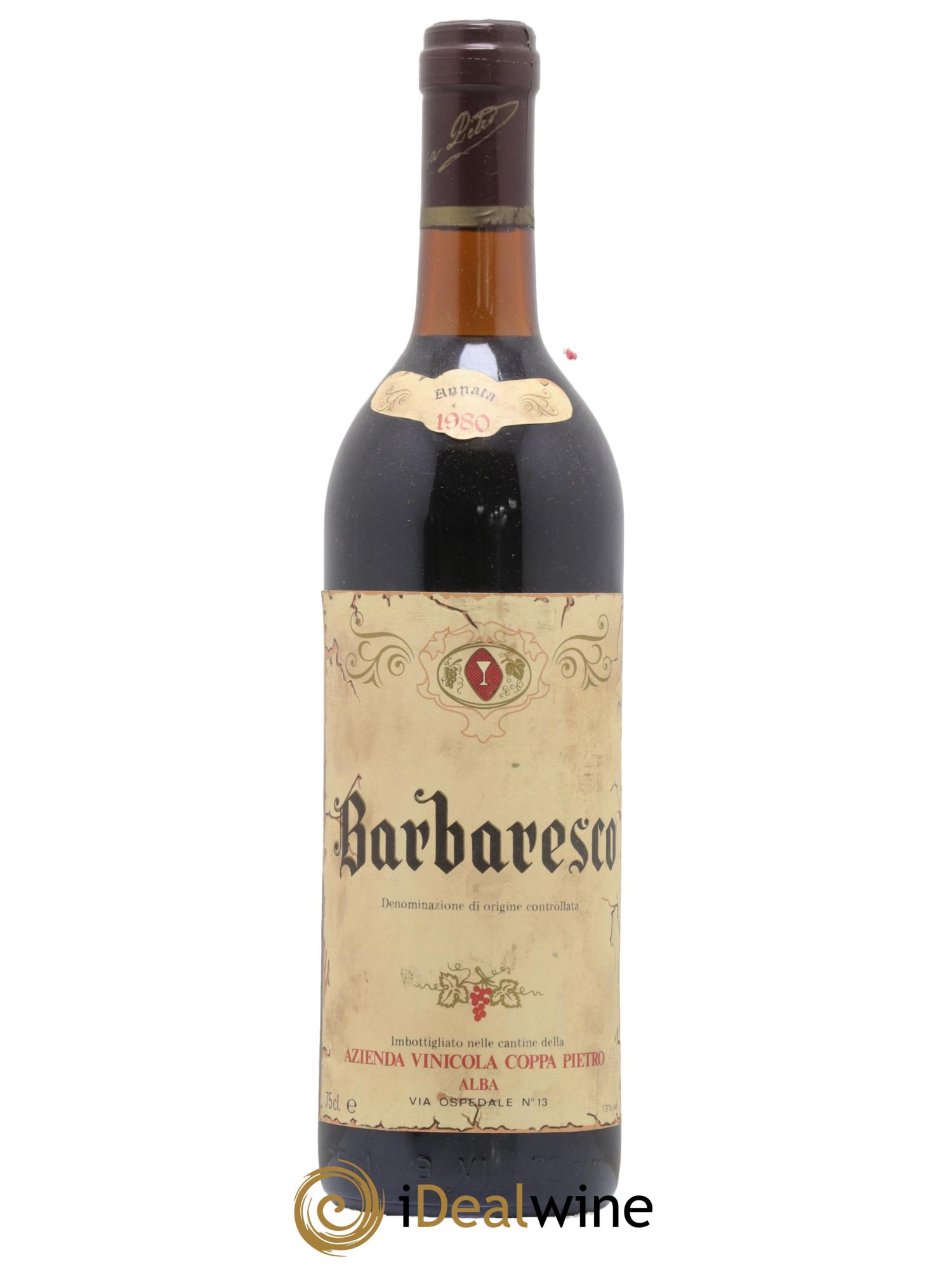 Barbaresco DOCG Coppa Pietro 1980 - Posten von 1 Flasche - 0
