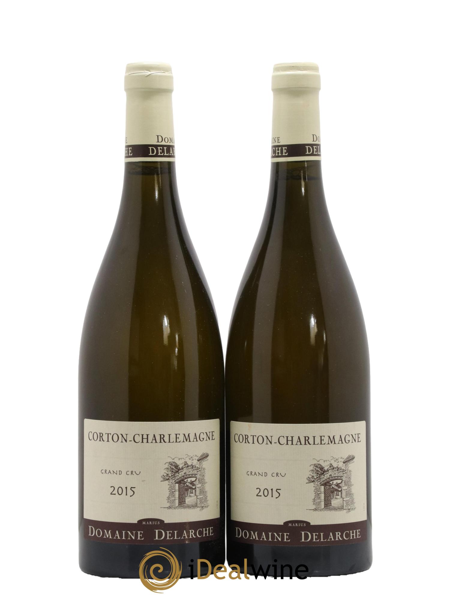 Corton-Charlemagne Grand Cru Marius Delarche 2015 - Lot de 2 bouteilles - 0