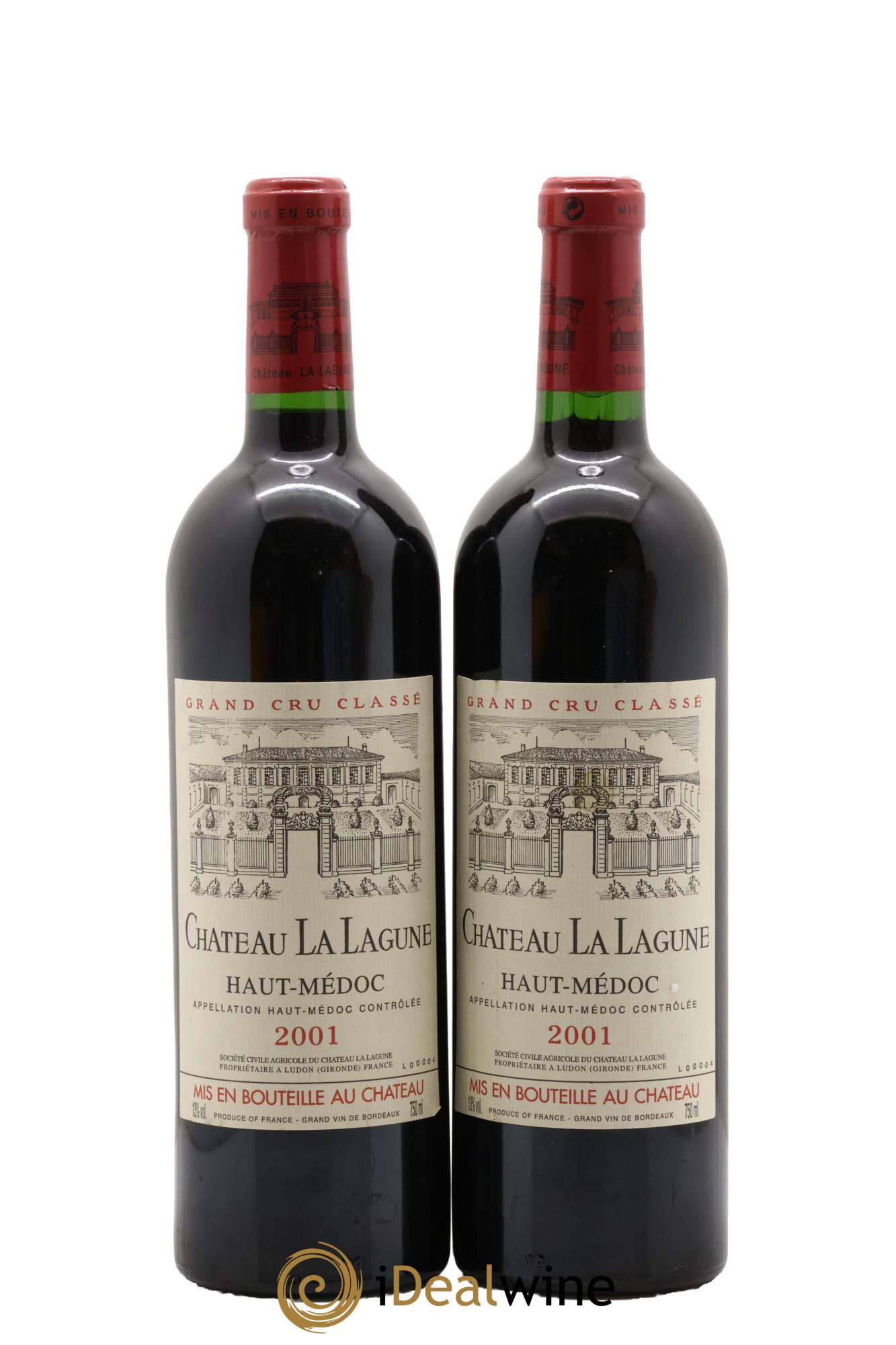 Château la Lagune 3ème Grand Cru Classé 2001 - Lot of 2 bottles - 0