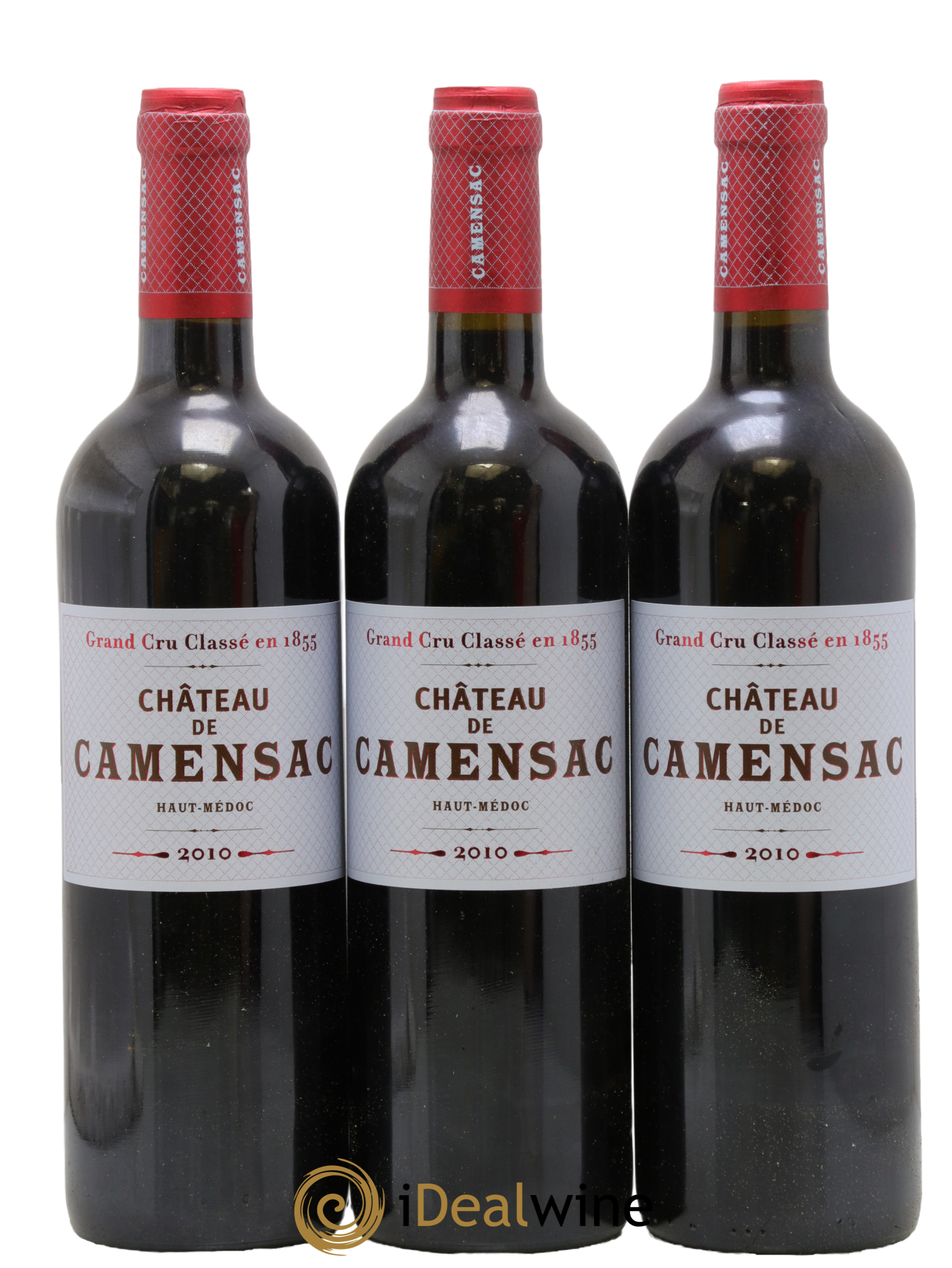 Château Camensac 5ème Grand Cru Classé 2010 - Lot de 3 bouteilles - 0
