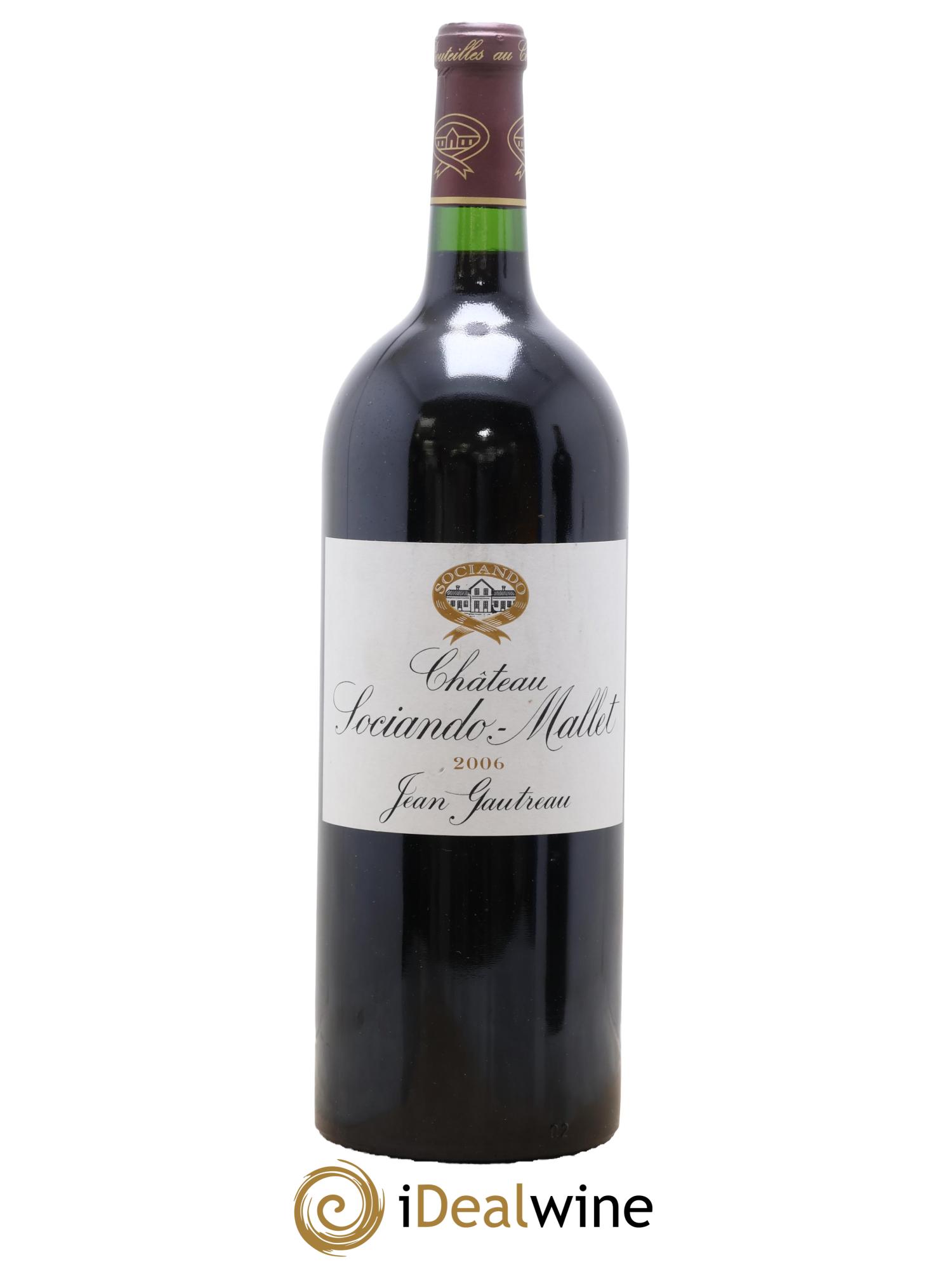Château Sociando Mallet 2006 - Lot de 1 magnum - 0
