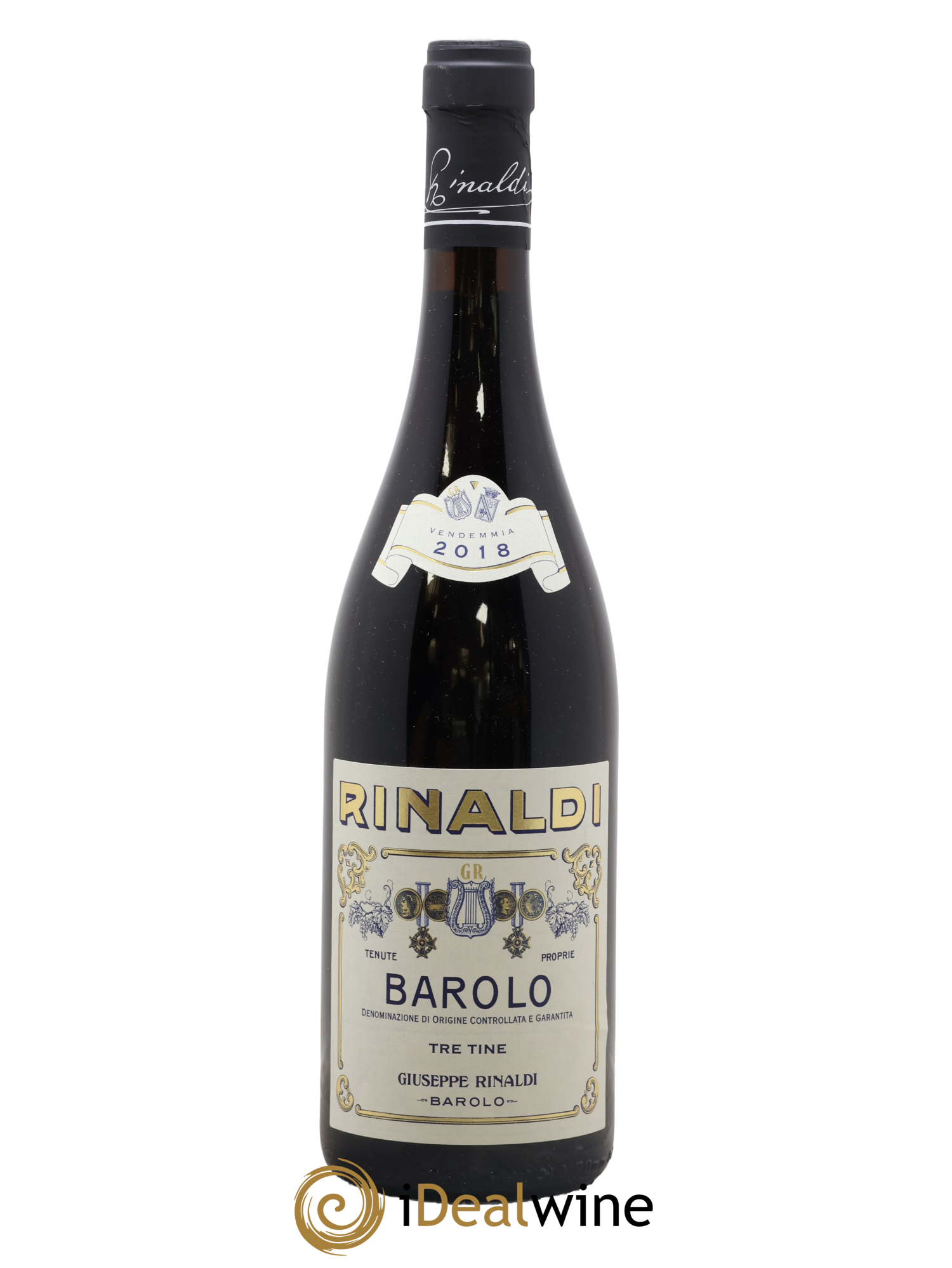 Barolo DOCG Tre Tine Giuseppe Rinaldi 2018 - Posten von 1 Flasche - 0