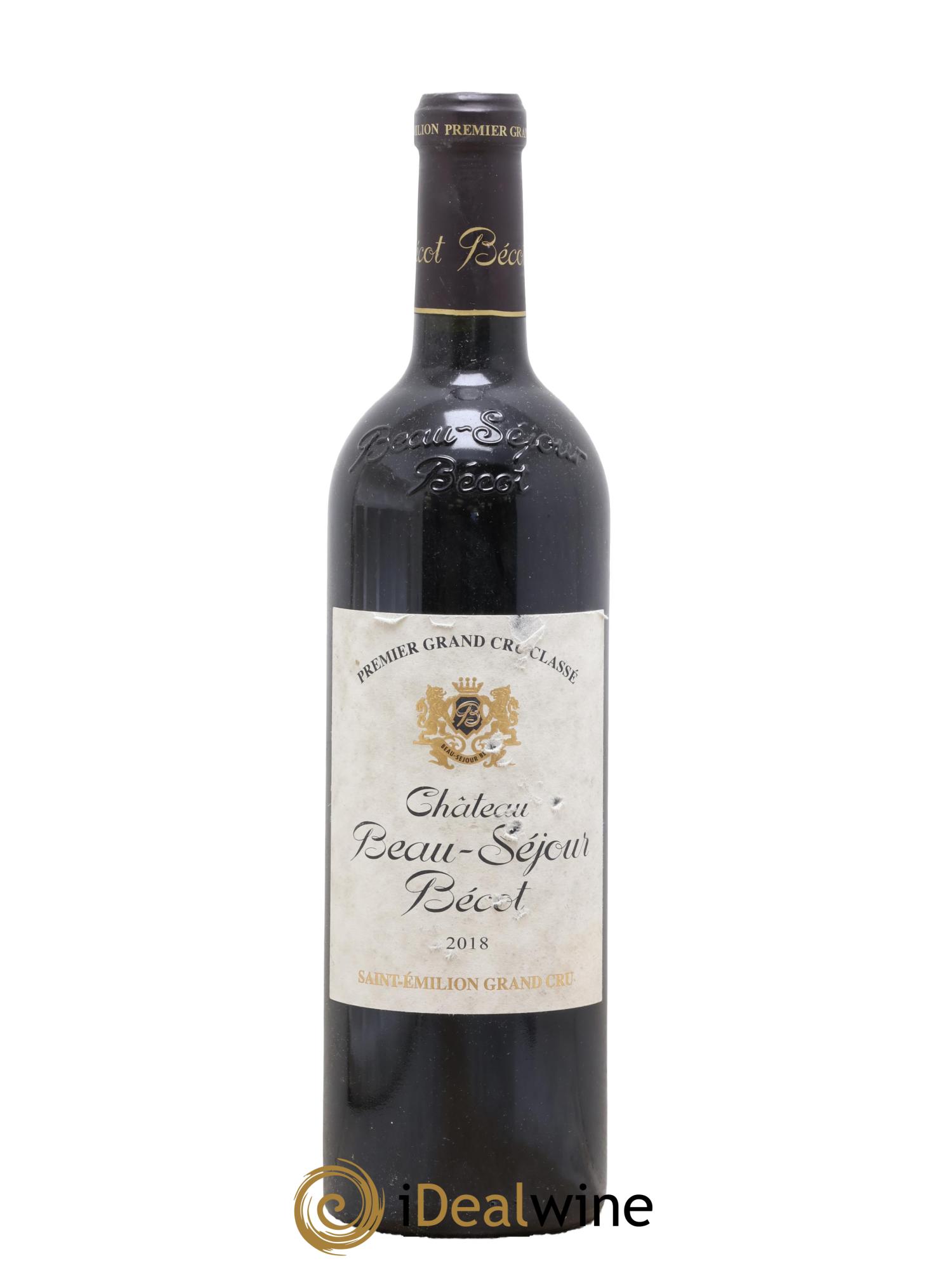 Château Beau-Séjour Bécot 1er Grand Cru Classé B 2018 - Lot of 1 bottle - 0