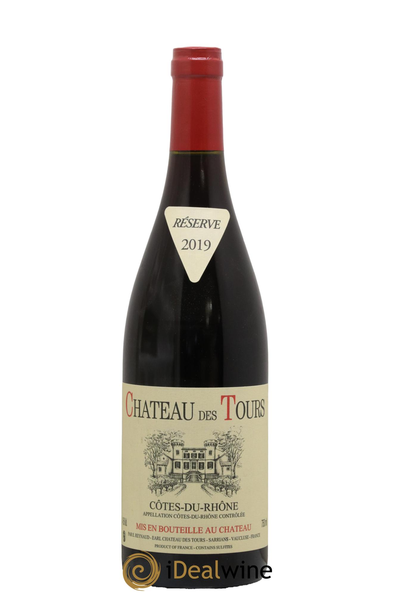 Côtes-du-Rhône Château des Tours Emmanuel Reynaud 2019 - Lot de 1 bouteille - 0