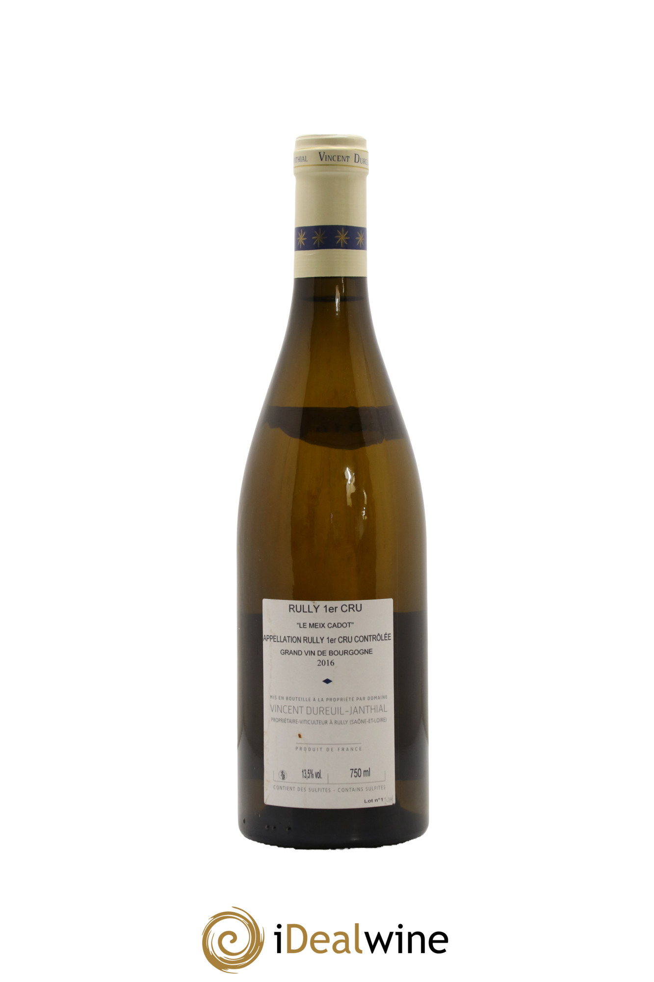 Rully 1er Cru Le Meix Cadot Vieilles Vignes Vincent Dureuil-Janthial 2016 - Lotto di 1 bottiglia - 1