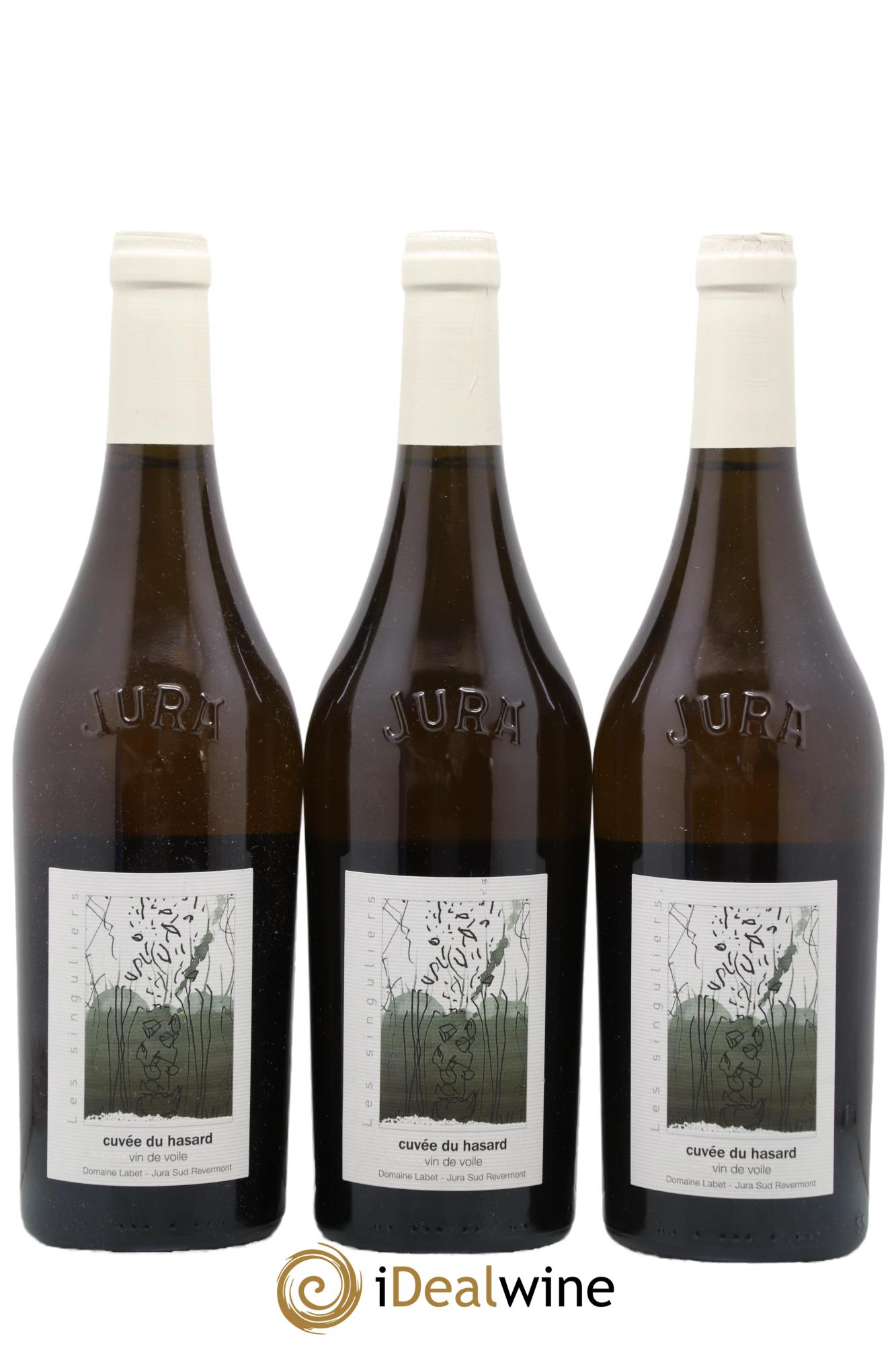 Côtes du Jura Vin de voile Chardonnay du Hasard Romain - Julien - Charline Labet 2015 - Lot de 3 bouteilles - 0