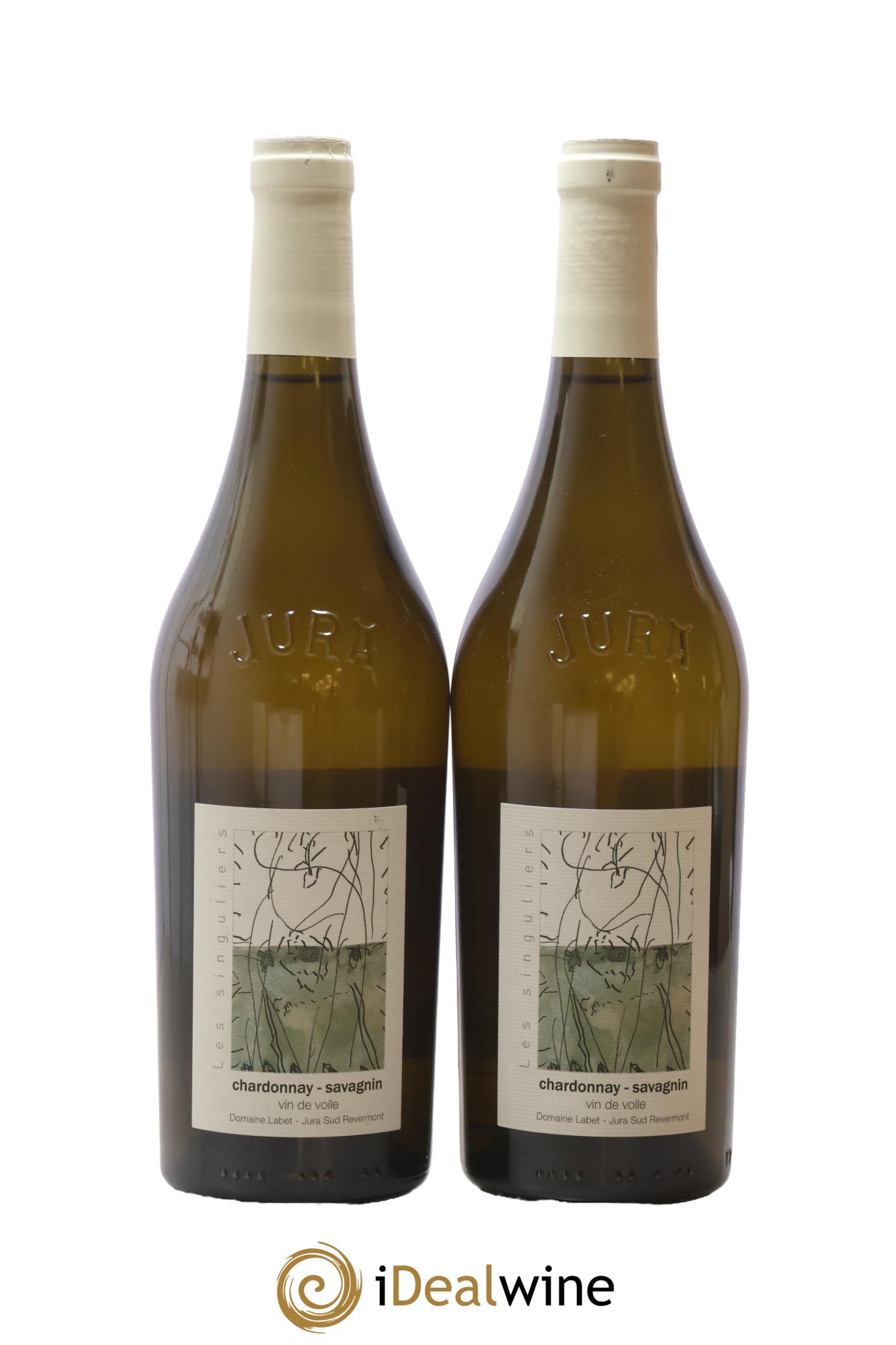 Côtes du Jura Vin de Voile Chardonnay-Savagnin cuvée de garde Romain - Julien - Charline Labet 2020 - Lot de 2 bouteilles - 0