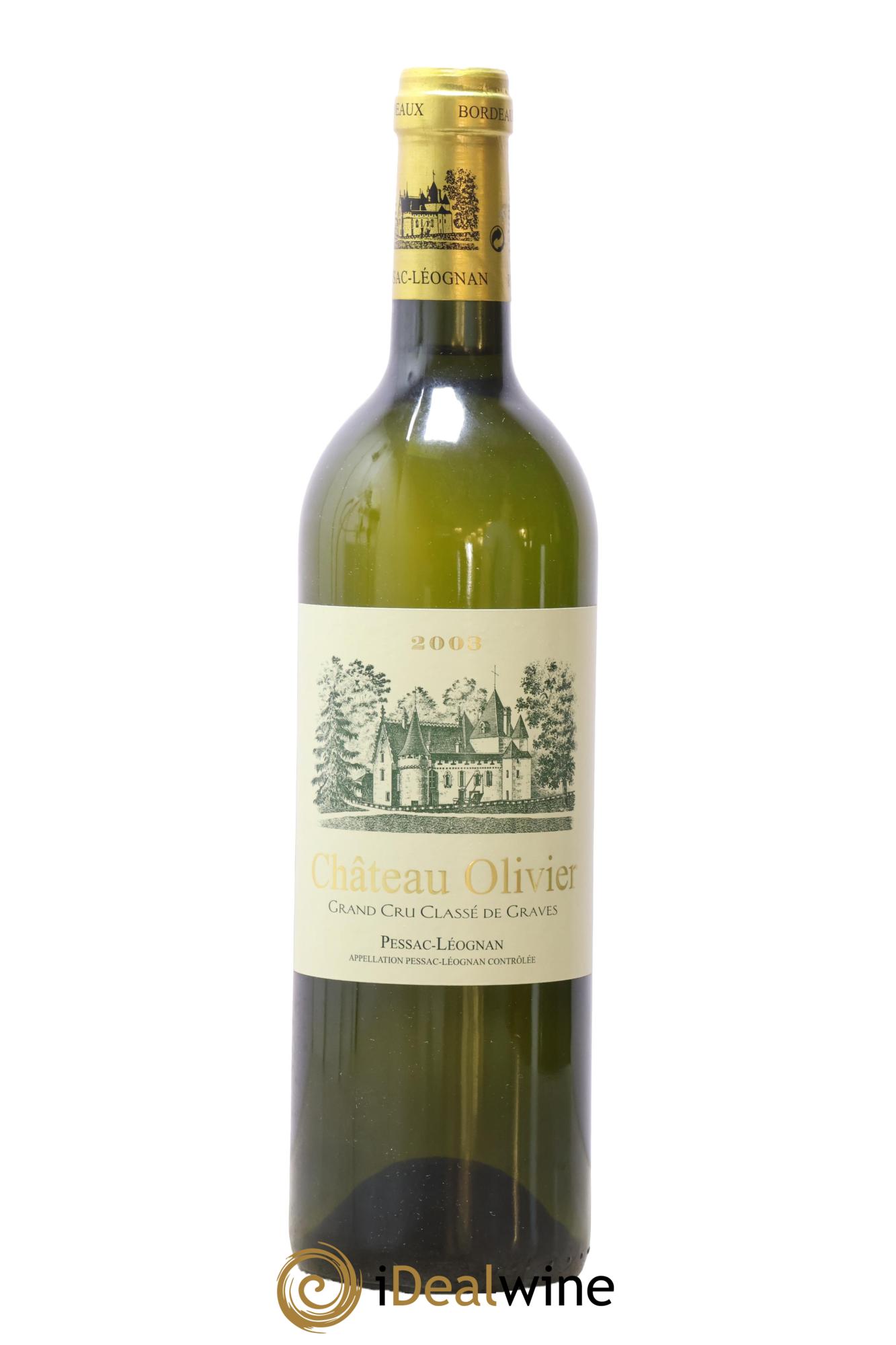 Château Olivier Cru Classé de Graves 2003 - Lot de 1 bouteille - 0