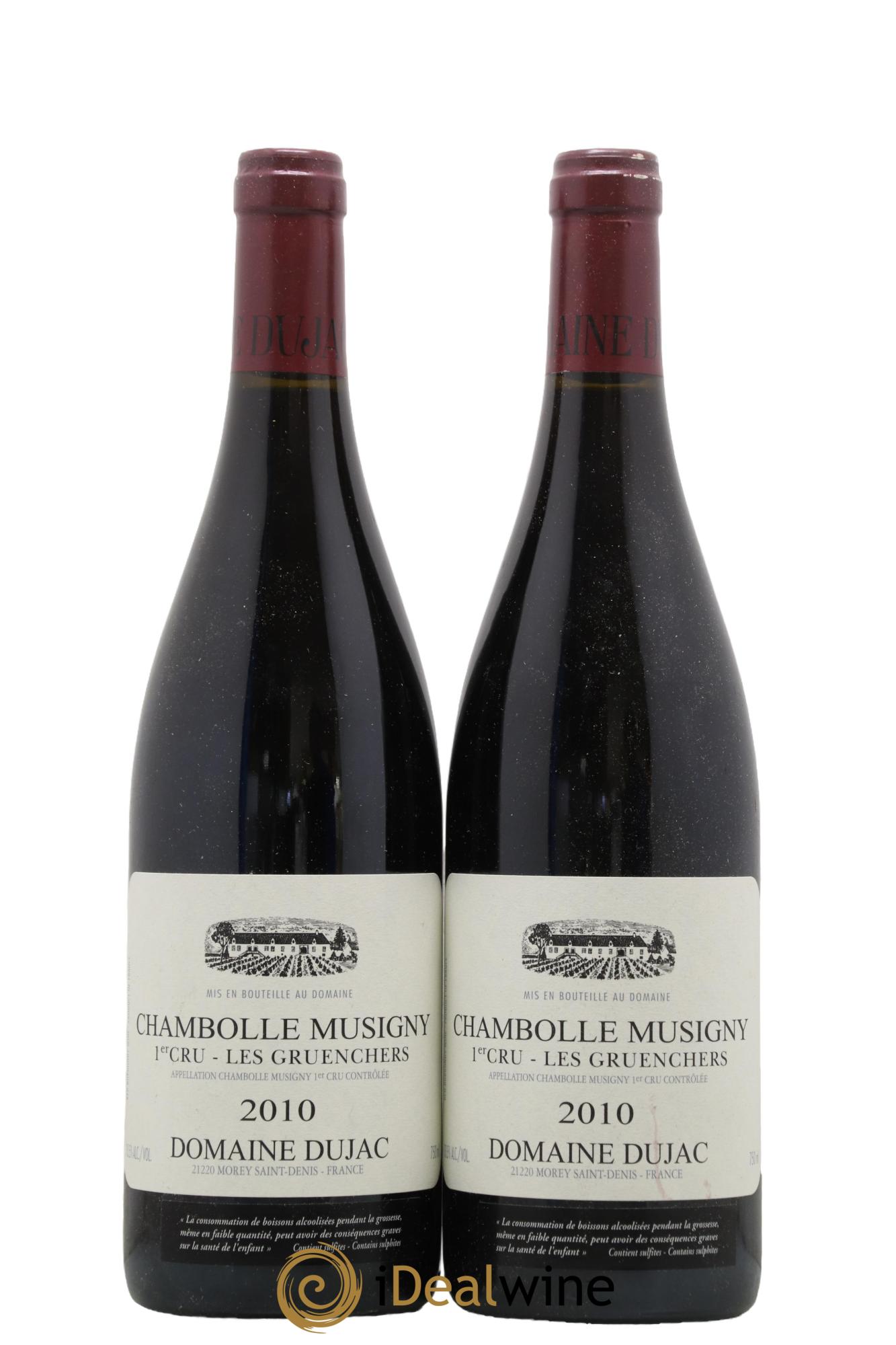 Chambolle-Musigny 1er Cru Les Gruenchers Dujac (Domaine) 2010 - Lot de 2 bouteilles - 0