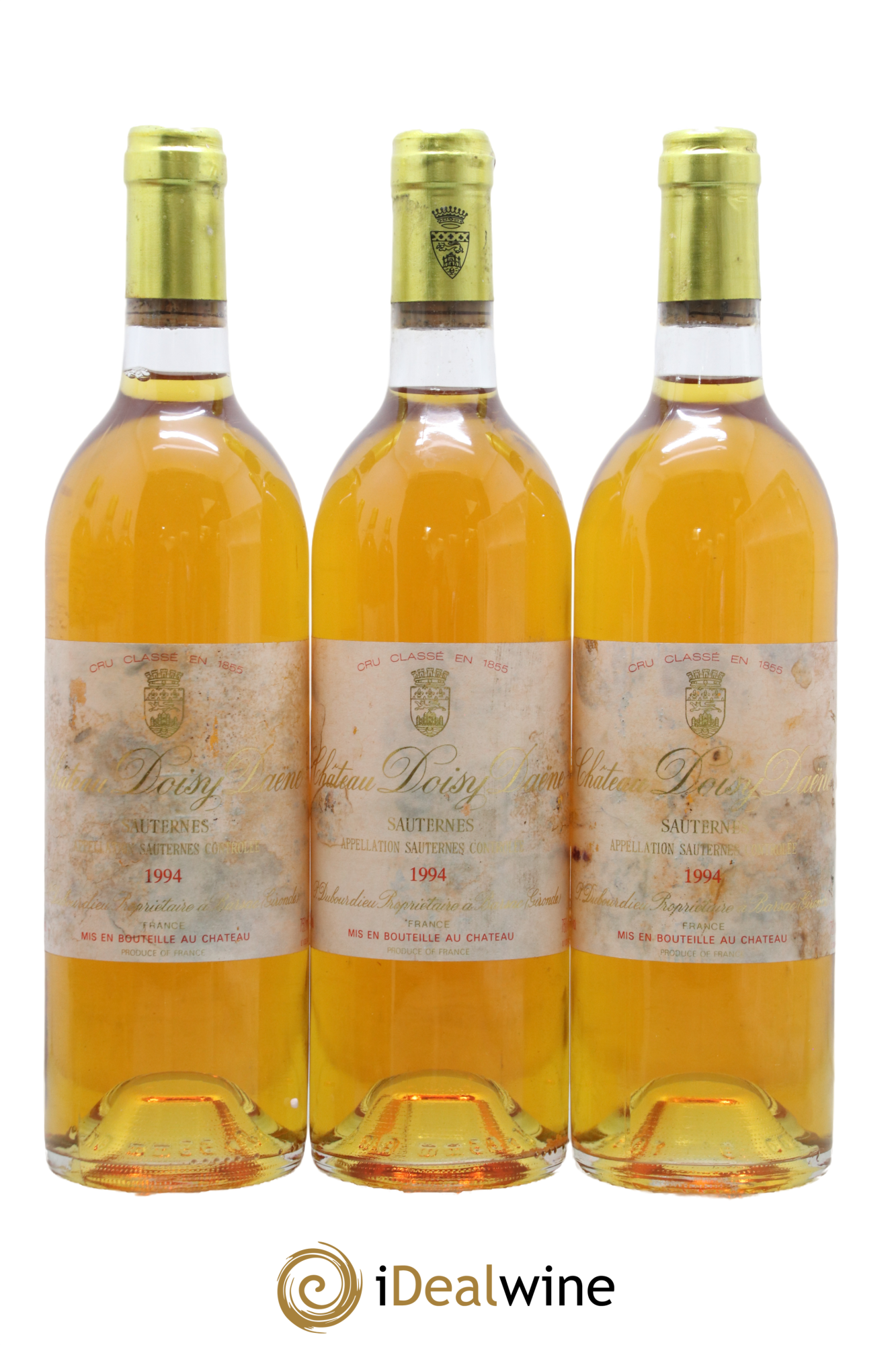 Château Doisy Daëne 2ème Grand Cru Classé 1994 - Lot de 3 bouteilles - 0