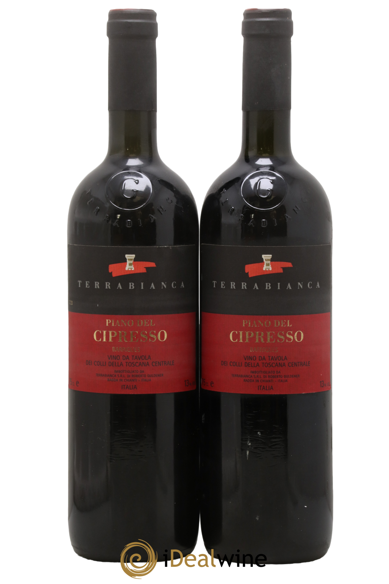 Toscana IGT Piano del Cipresso Terrabianca 1988 - Lot de 2 bouteilles - 0