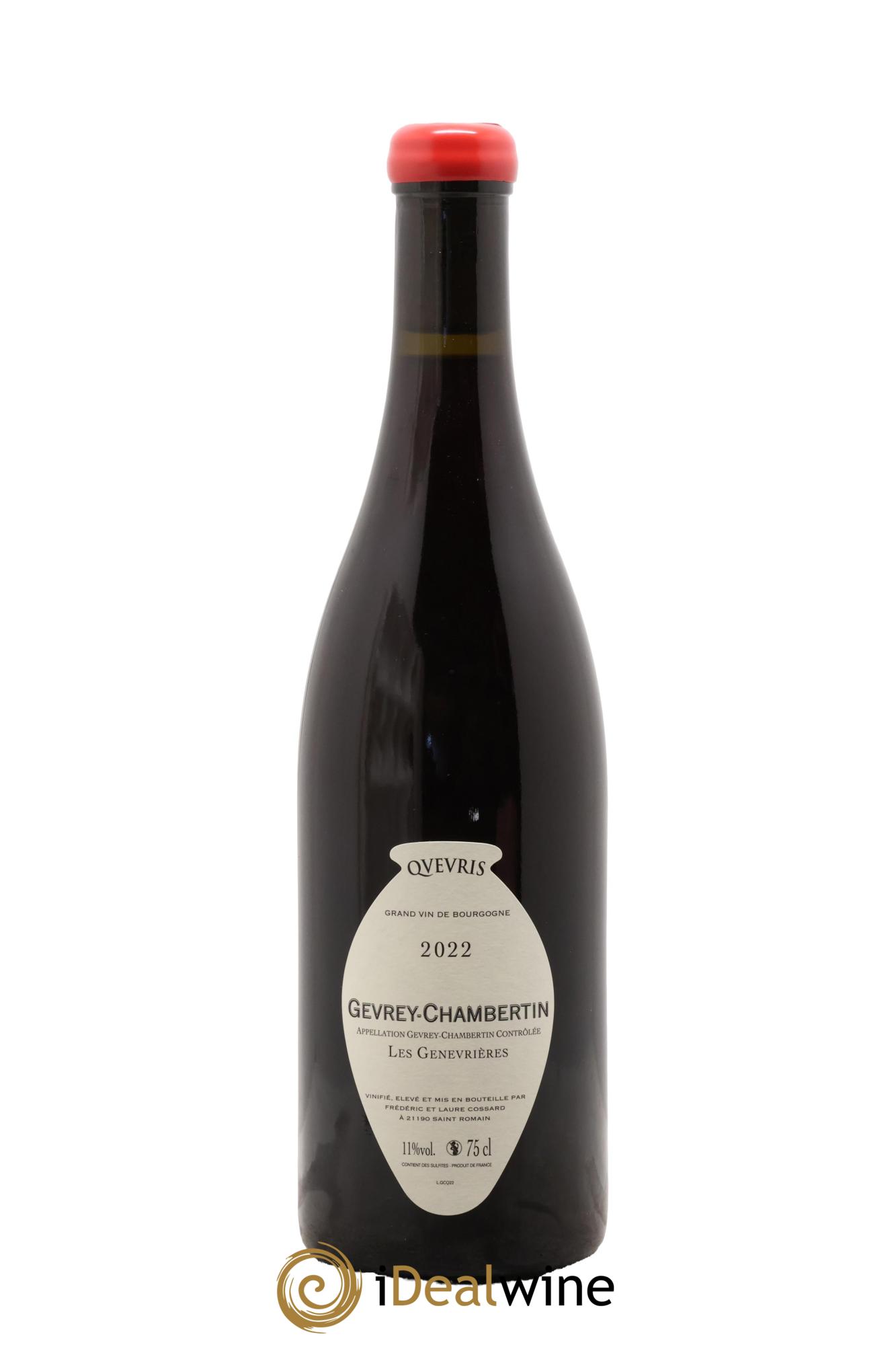 Gevrey-Chambertin Les Genevrières Qvevris Domaine de Chassorney - Frédéric Cossard 2022 - Lot de 1 bouteille - 1