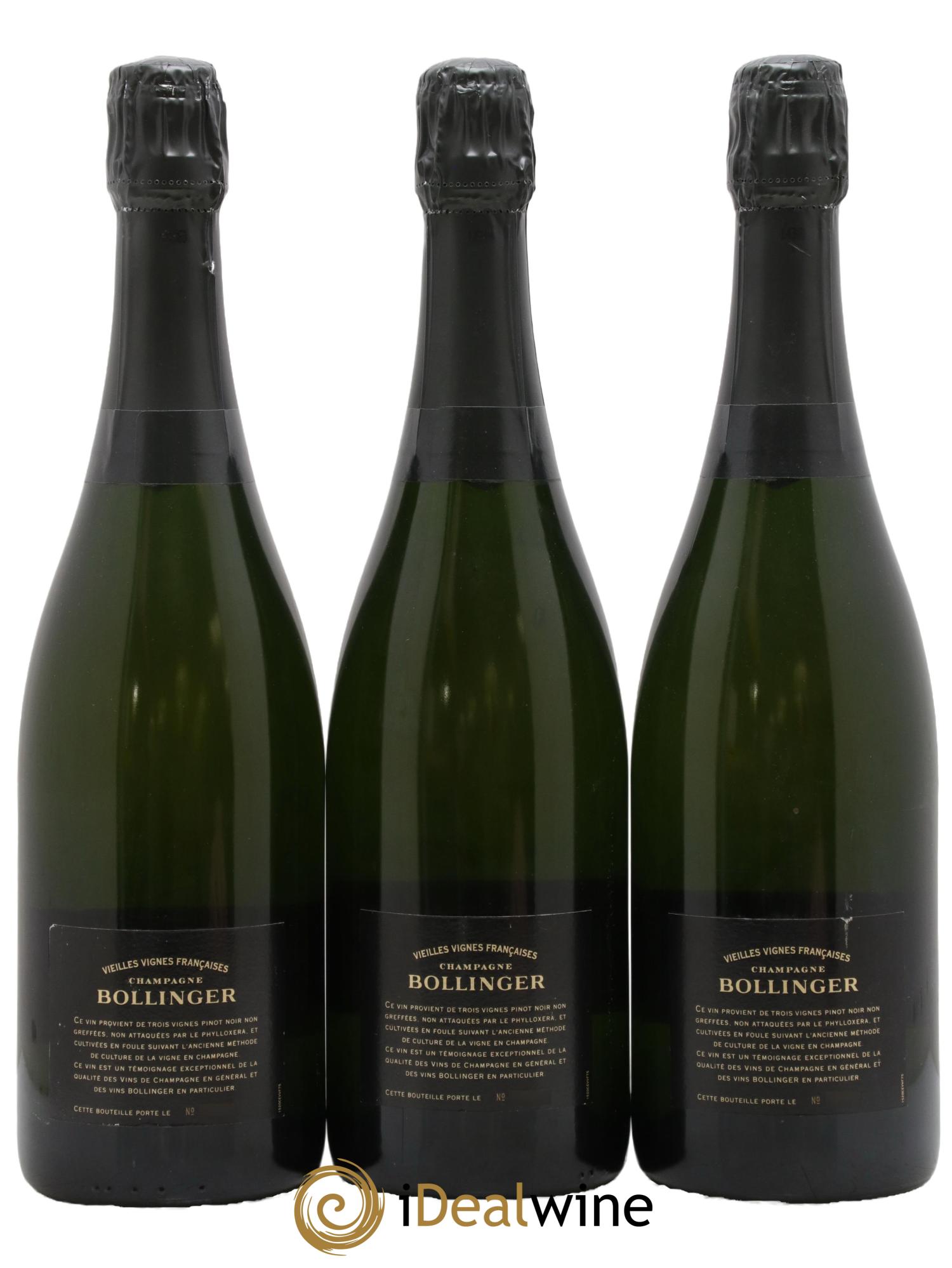 Brut Vieilles Vignes Françaises Bollinger 1997 - Lot of 3 bottles - 1