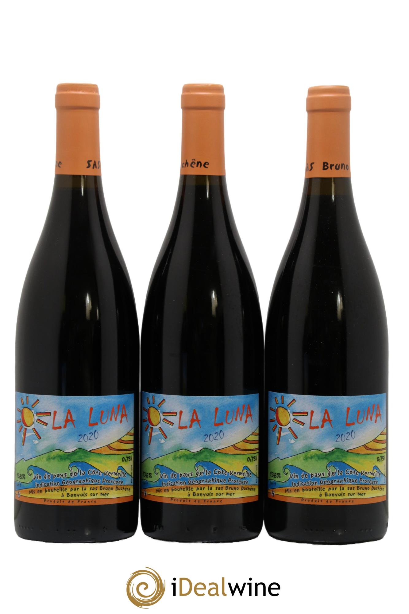 Languedoc Vin de Pays de la Côte Vermeille La Luna Domaine Bruno Duchêne 2020 - Posten von 3 Flaschen - 0