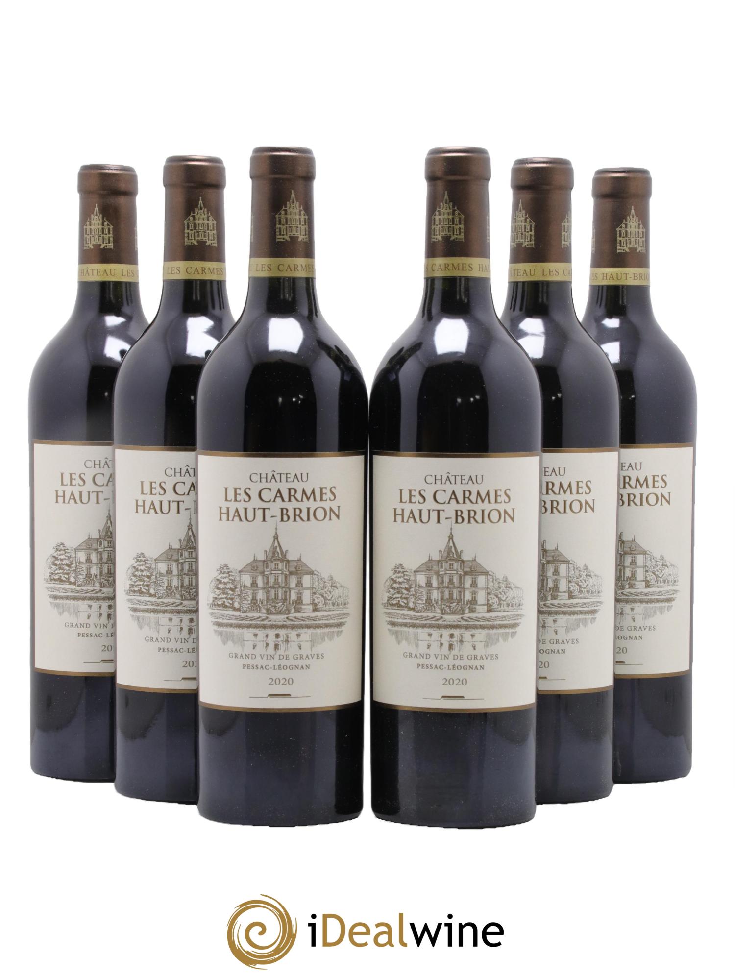 Château Les Carmes Haut-Brion 2020 - Lot de 6 bouteilles - 0