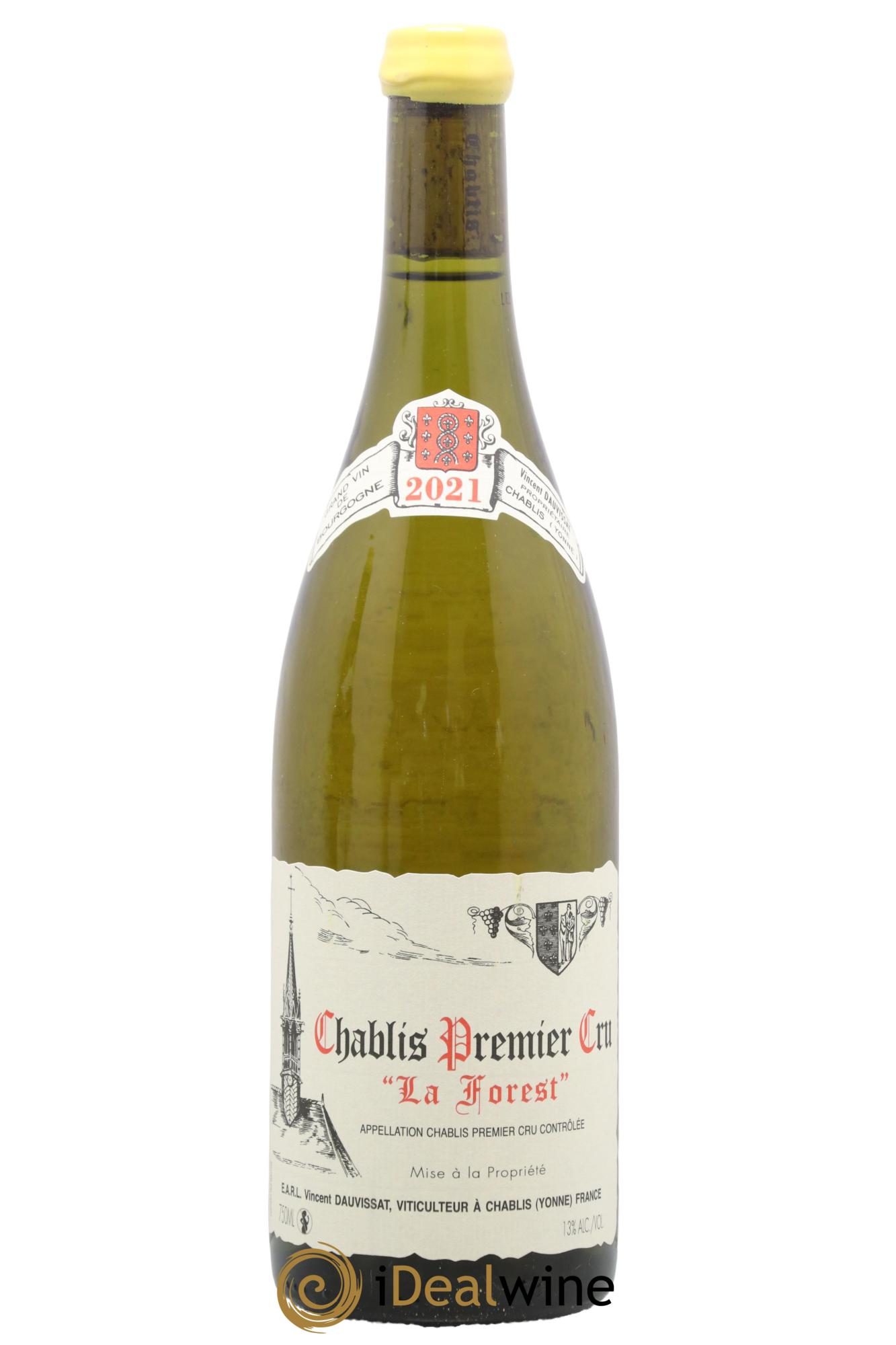 Chablis 1er Cru La Forest Vincent Dauvissat (Domaine) 2021 - Lot de 1 bouteille - 0