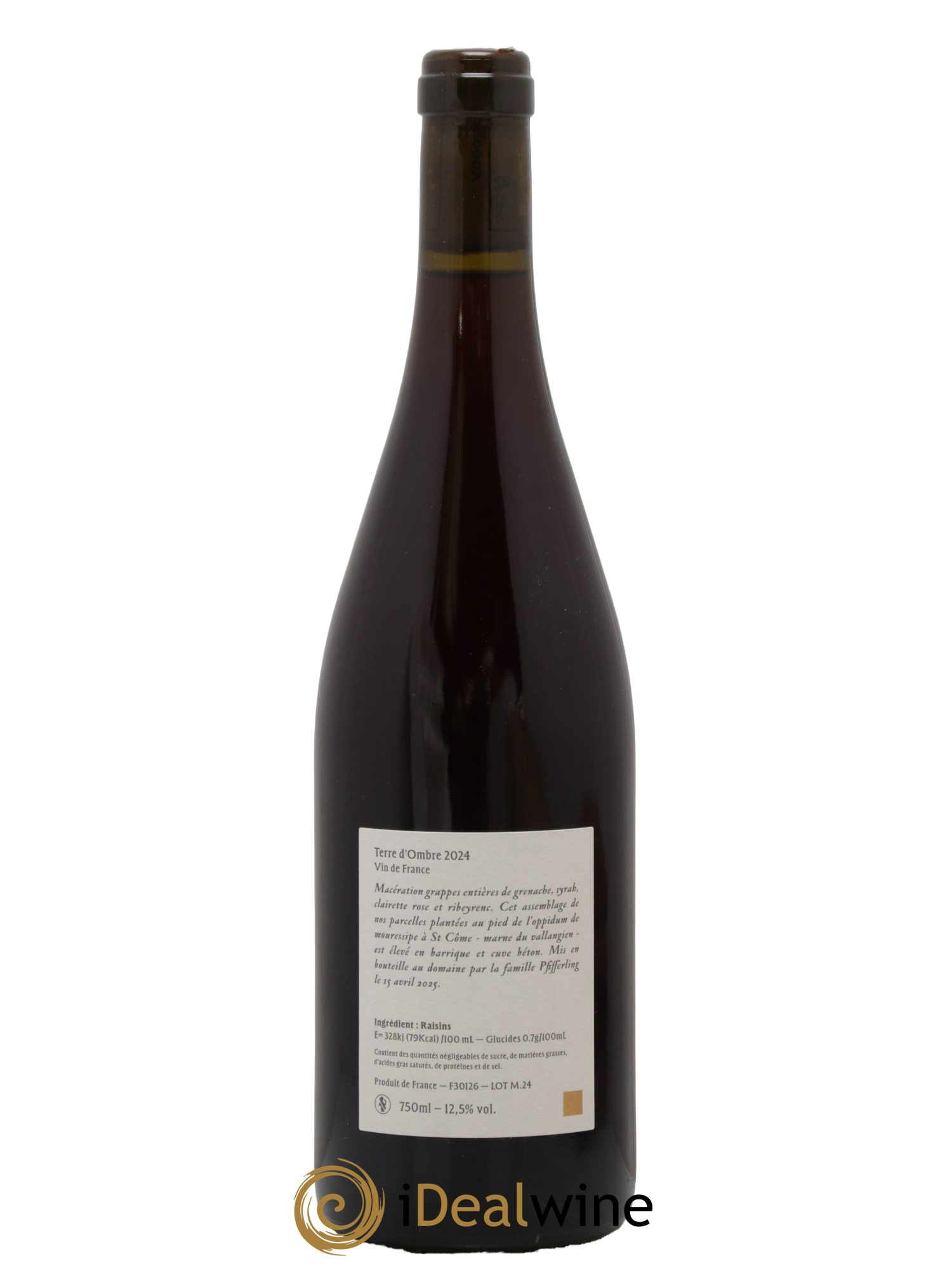 Vin de France Terre d'Ombre L'Anglore 2024 - Posten von 1 Flasche - 1