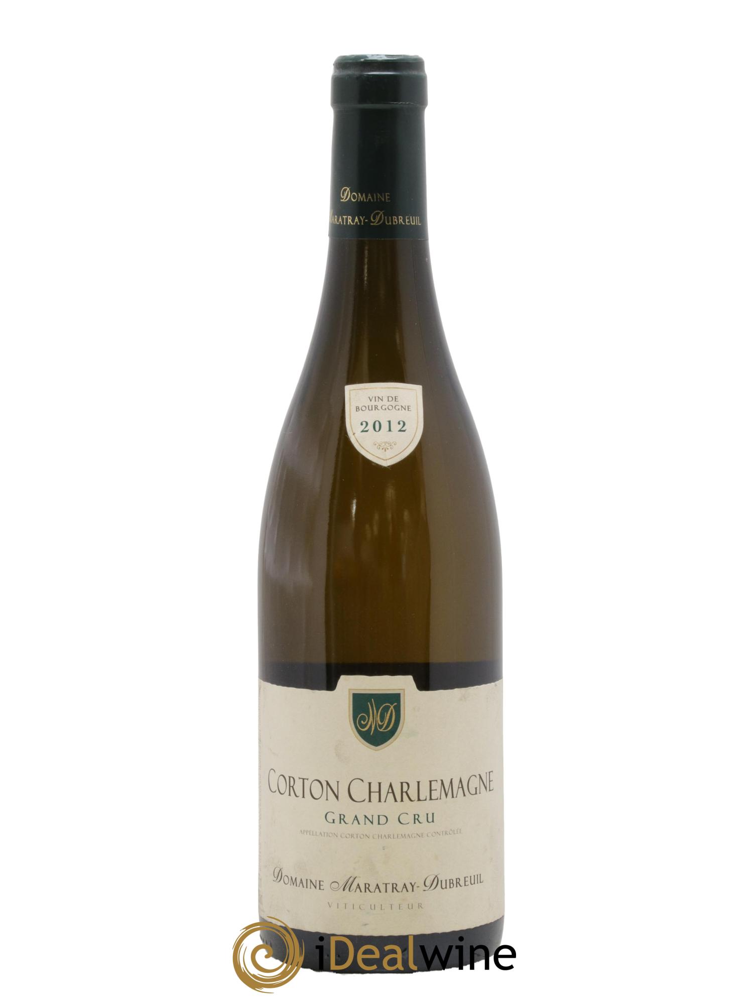 Corton-Charlemagne Grand Cru Maratray-Dubreuil 2012 - Lot de 1 bouteille - 0
