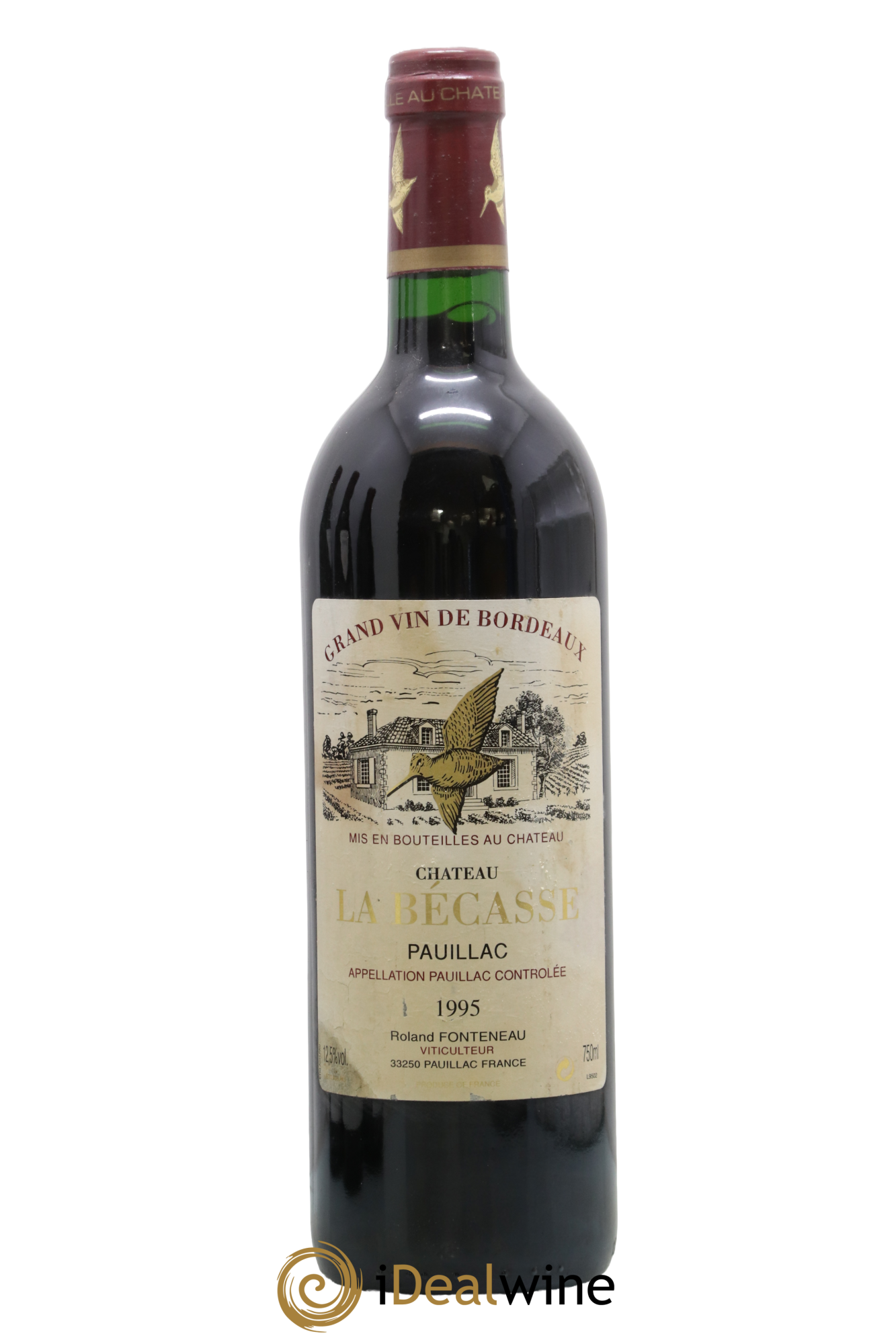 Château la Bécasse 1995 - Lot de 1 bouteille - 0