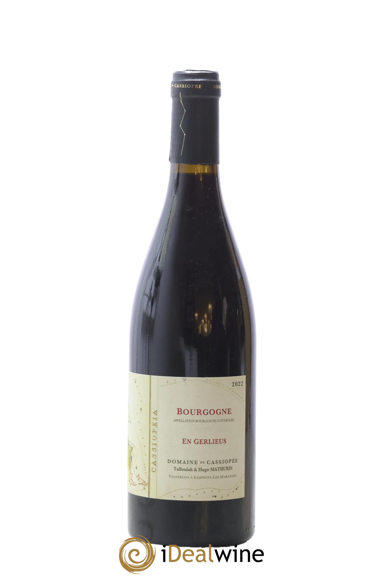 Bourgogne En Gerlieus Domaine de Cassiopée 2022 - Lot de 1 bouteille - 1