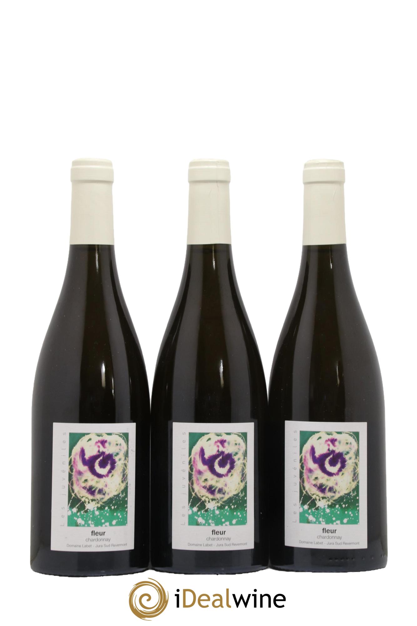 Côtes du Jura Chardonnay Fleur Romain - Julien - Charline Labet 2020 - Lot de 3 bouteilles - 0