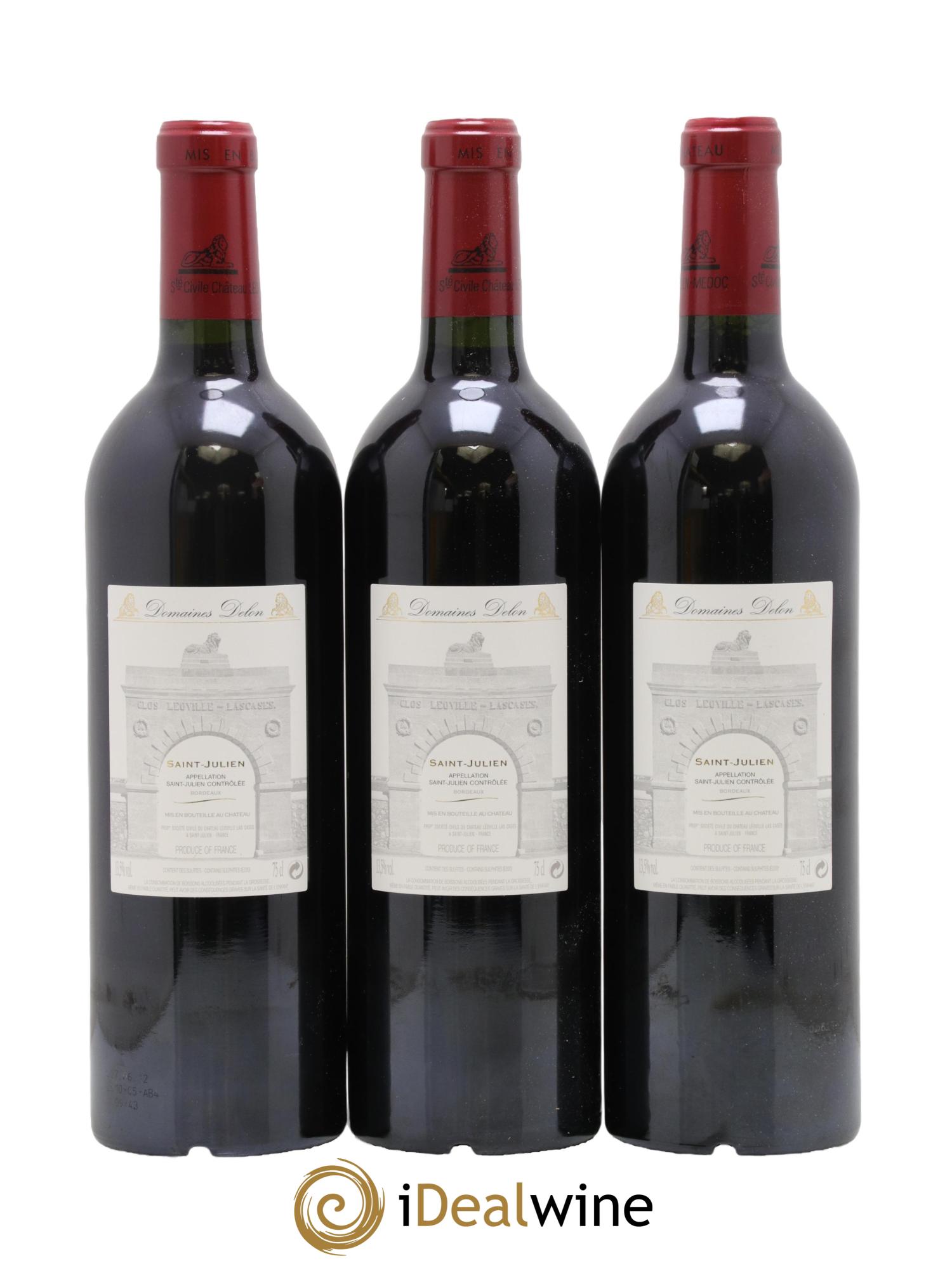 Château Léoville Las Cases 2ème Grand Cru Classé 2010 - Lotto di 6 bottiglie - 4