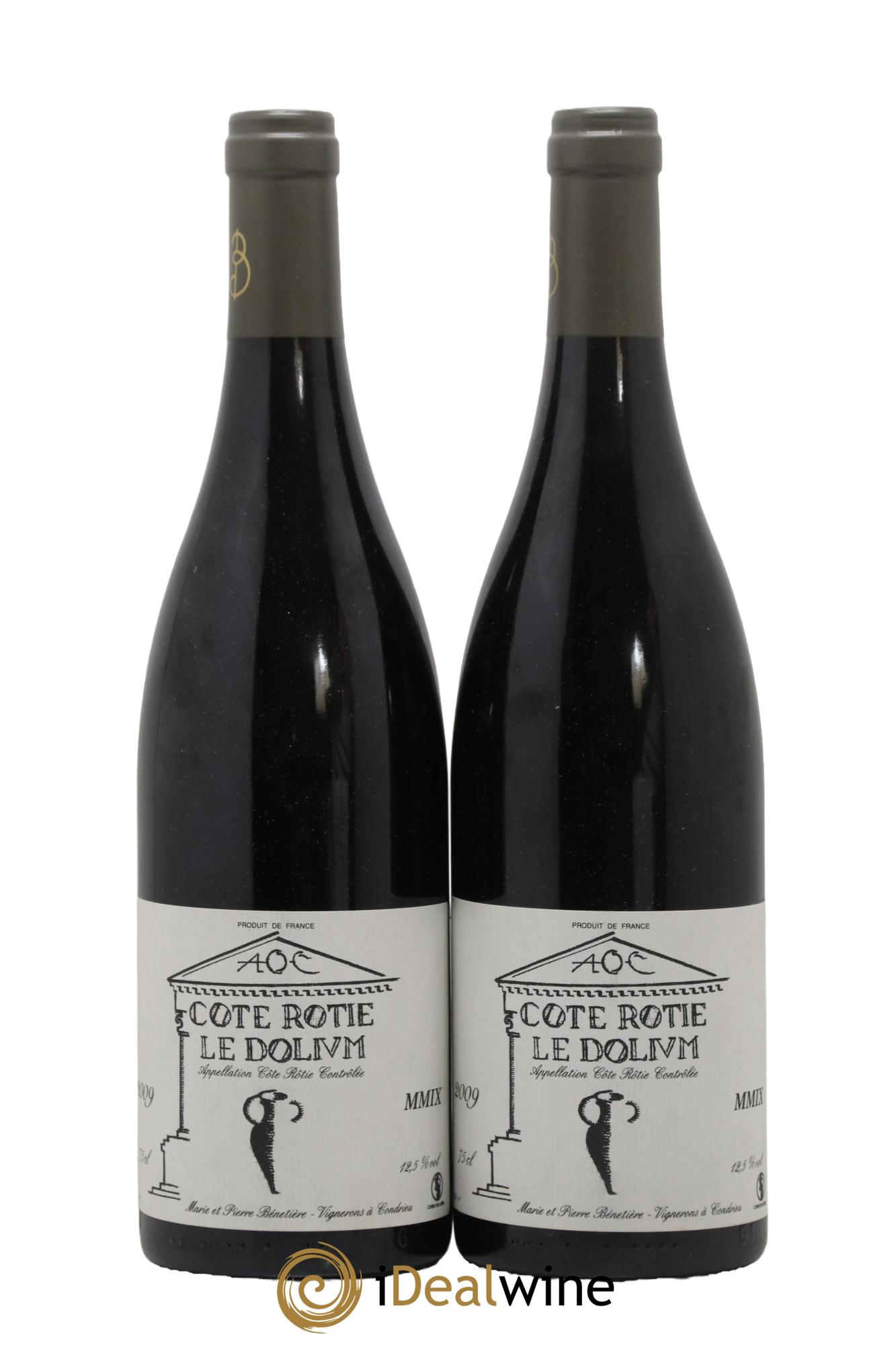 Côte-Rôtie Le Dolium Marie et Pierre Bénetière (Domaine) 2009 - Lot de 2 bouteilles - 0