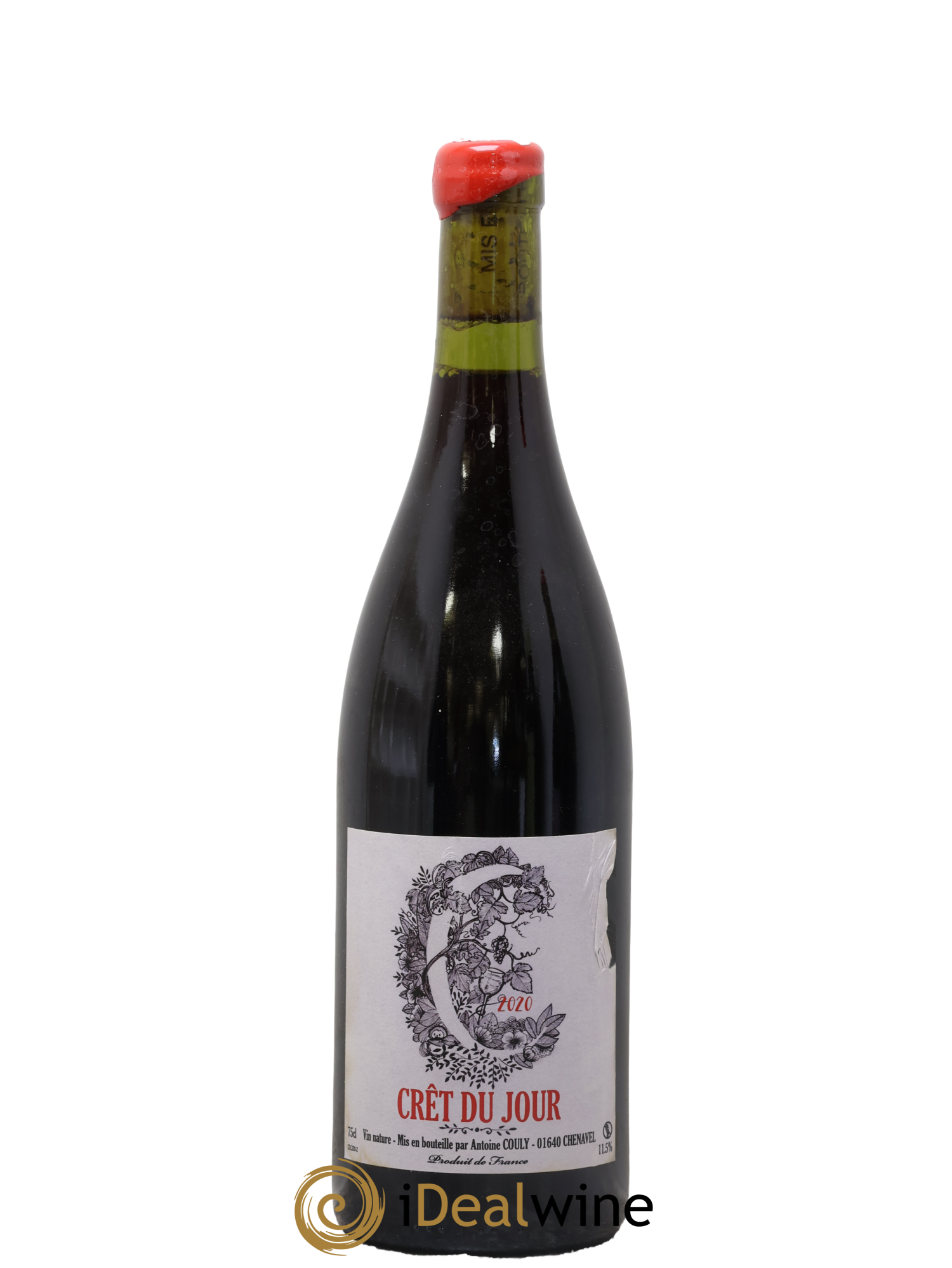 Vin de France Crêt Du Jour Antoine Couly 2020 - Lot of 1 bottle - 0