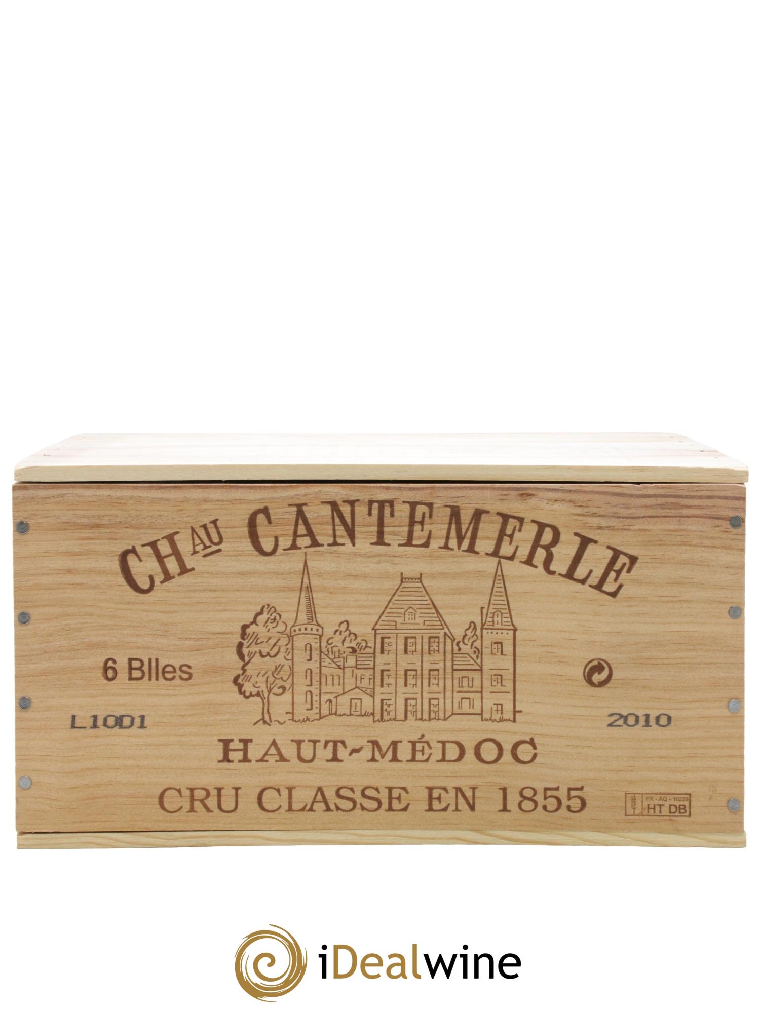 Château Cantemerle 5ème Grand Cru Classé 2010 - Lotto di 6 bottiglie - 1