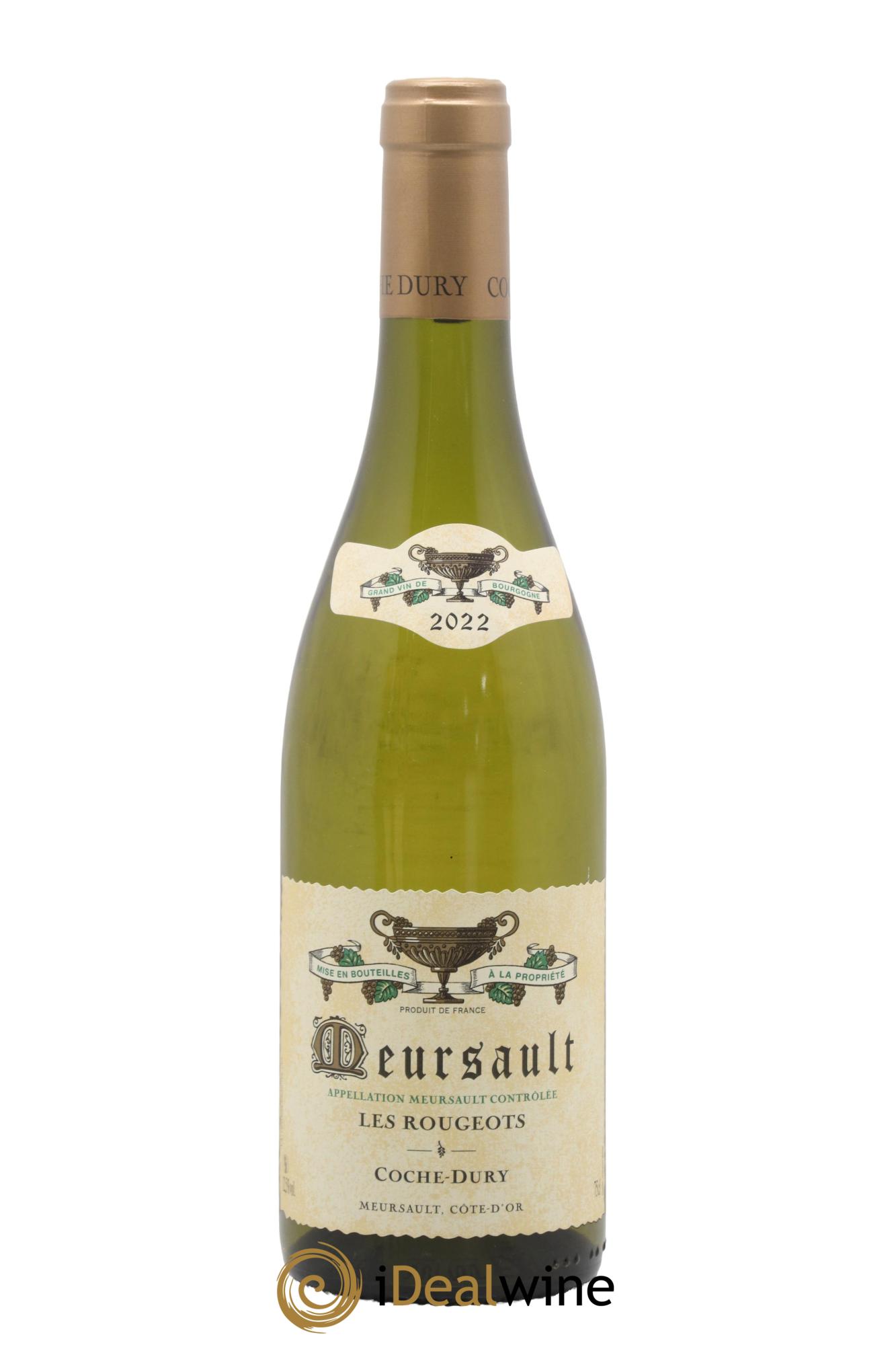 Meursault Les Rougeots Coche Dury (Domaine) 2022 - Lot de 1 bouteille - 0