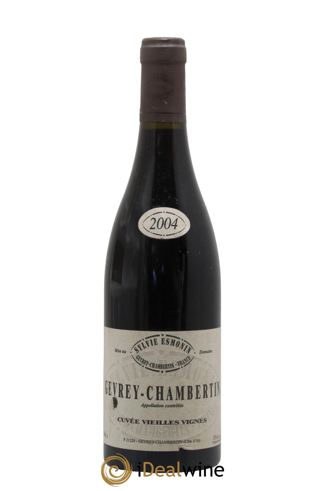Gevrey-Chambertin Vieilles Vignes Sylvie Esmonin 2004 - Posten von 1 Flasche - 0
