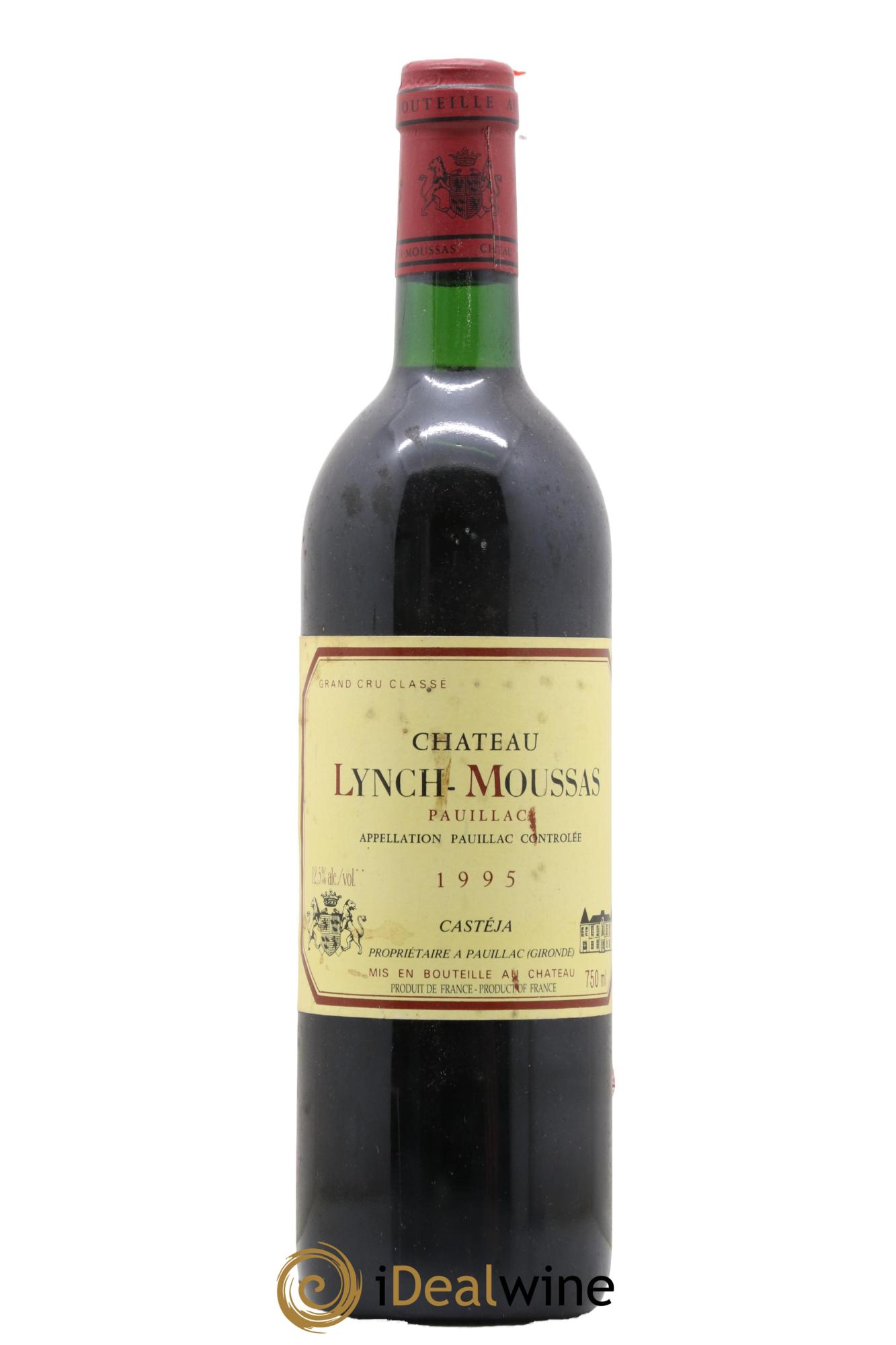 Château Lynch Moussas 5ème Grand Cru Classé 1995 - Lot de 1 bouteille - 0