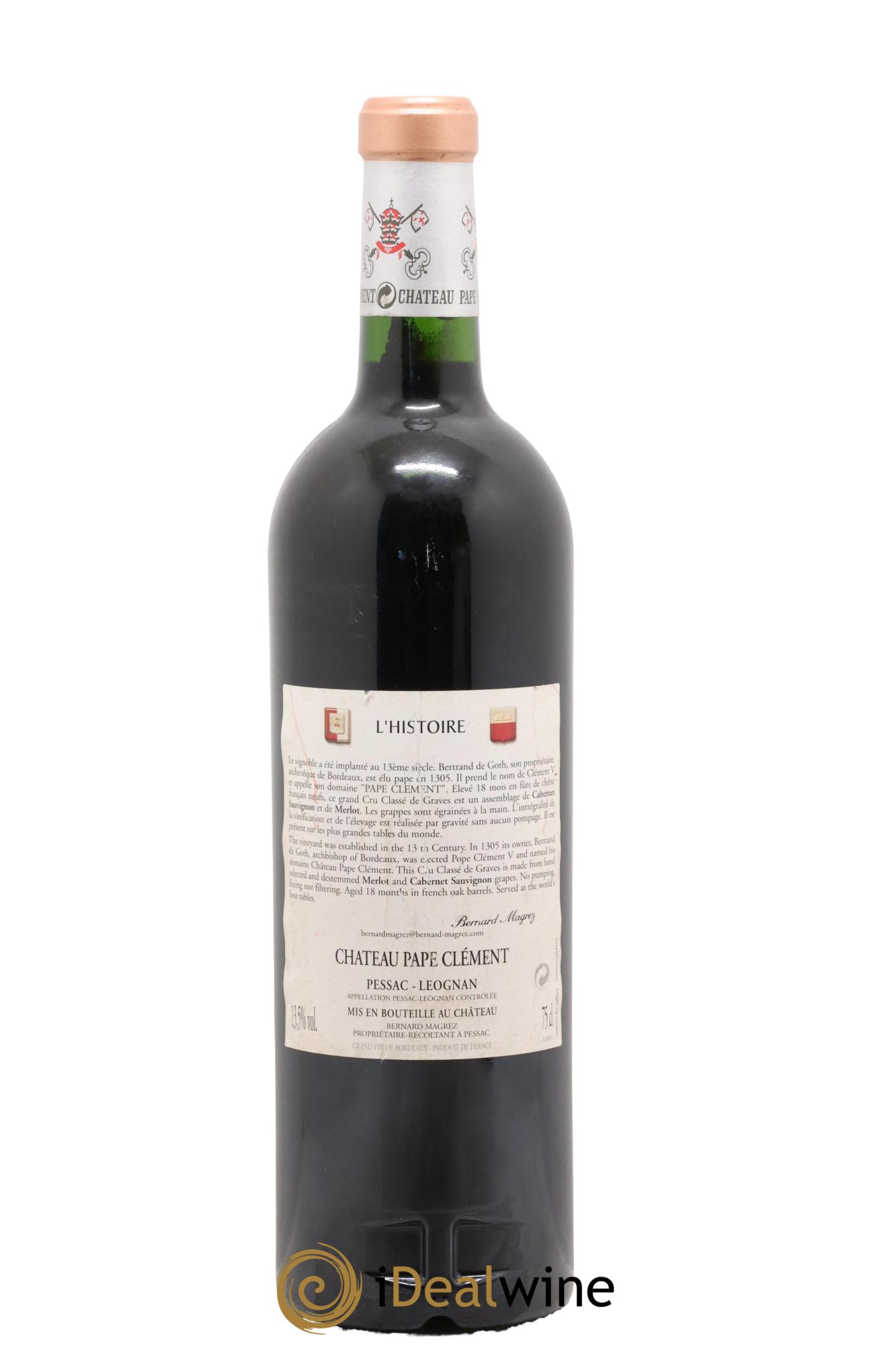 Château Pape Clément Cru Classé de Graves 2003 - Posten von 1 Flasche - 1