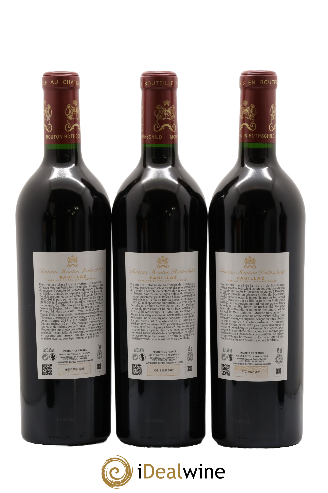 Château Mouton Rothschild 1er Grand Cru Classé 2015 - Lotto di 6 bottiglie - 4