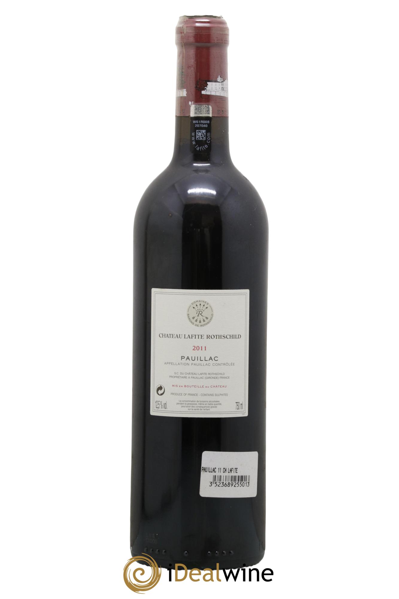 Château Lafite Rothschild 1er Grand Cru Classé 2011 - Lot of 1 bottle - 1