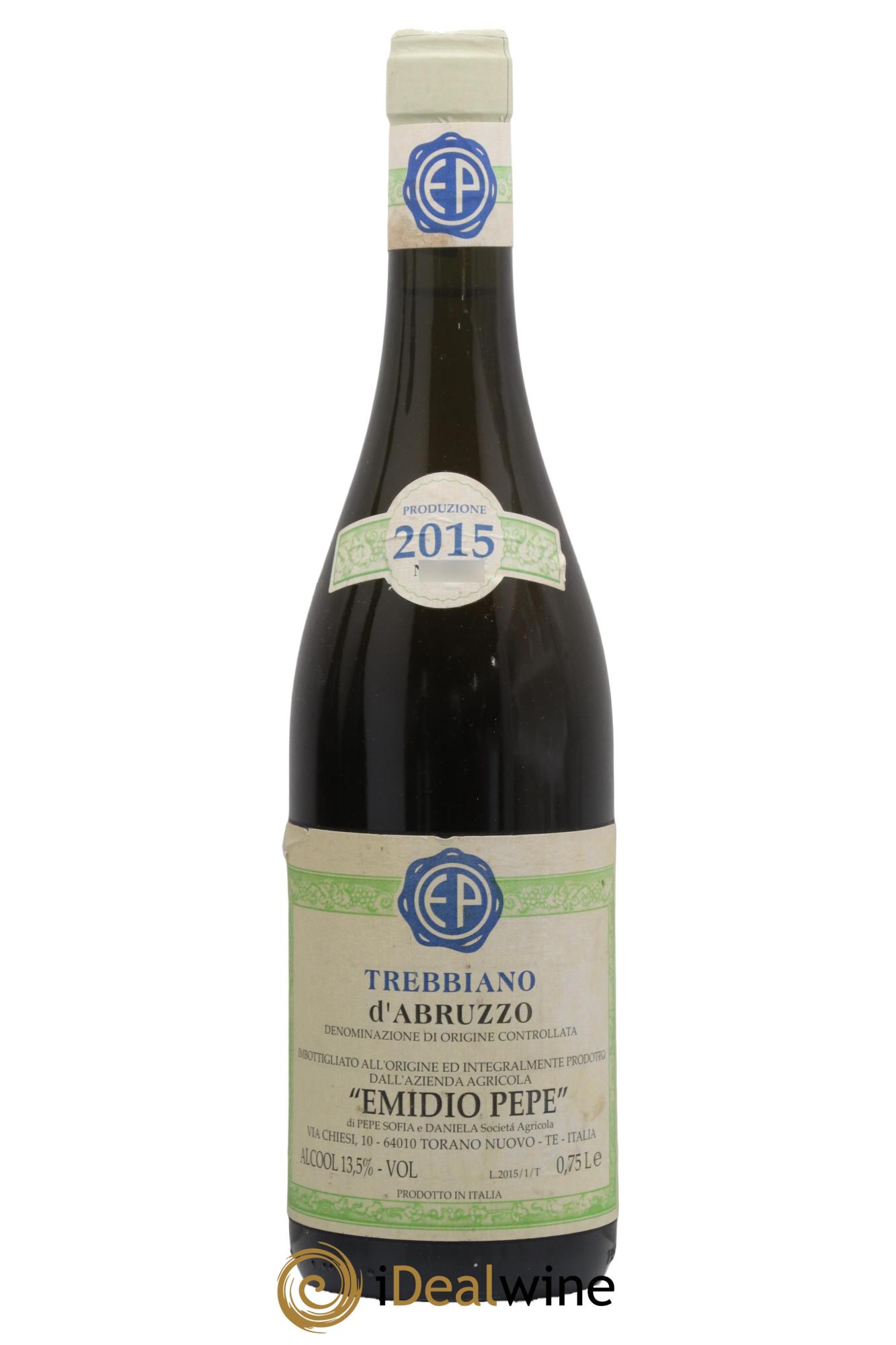 Trebbiano d'Abruzzo Emidio Pepe 2015 - Posten von 1 Flasche - 0